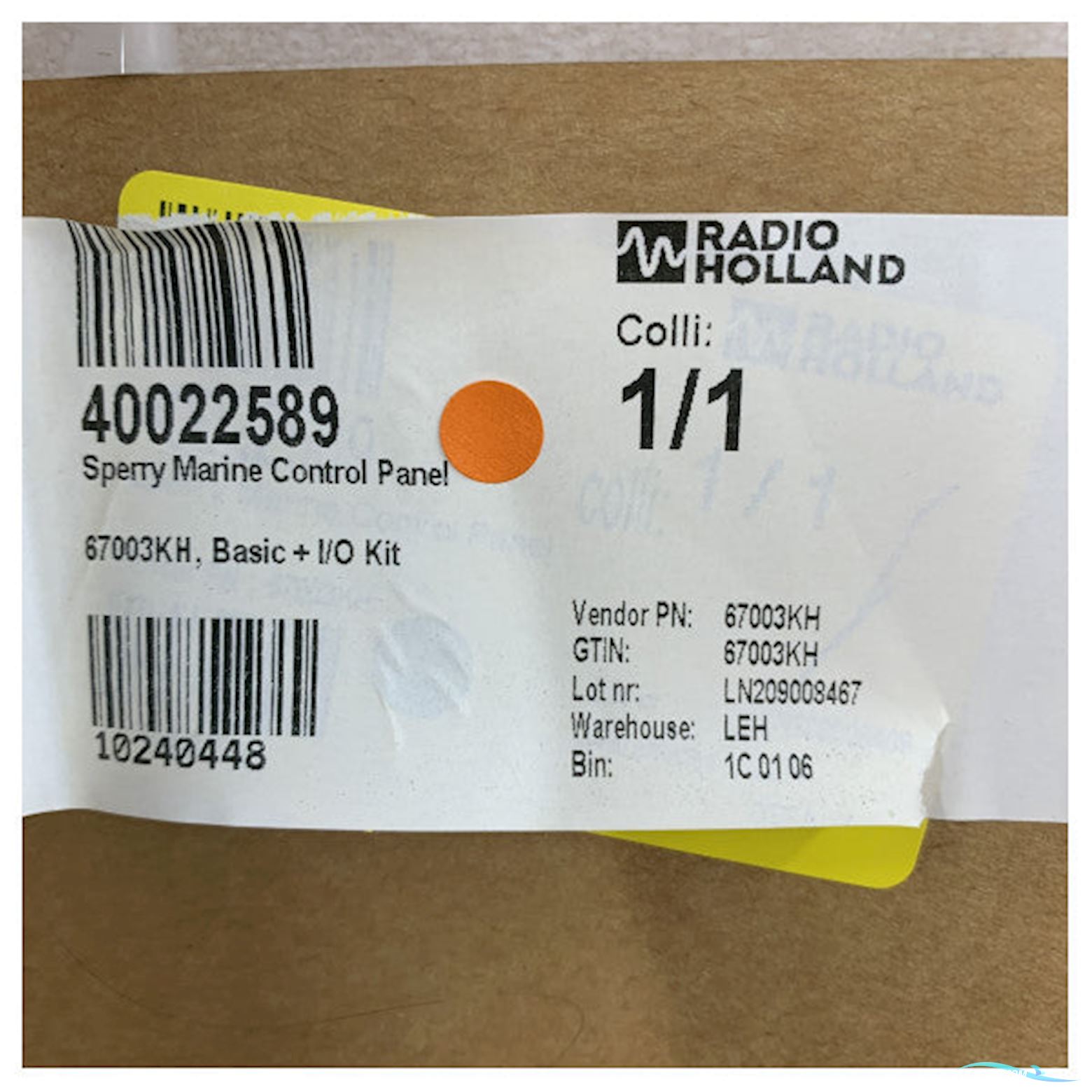 Sperry Marine Control Panel with Trackball - 67003KH