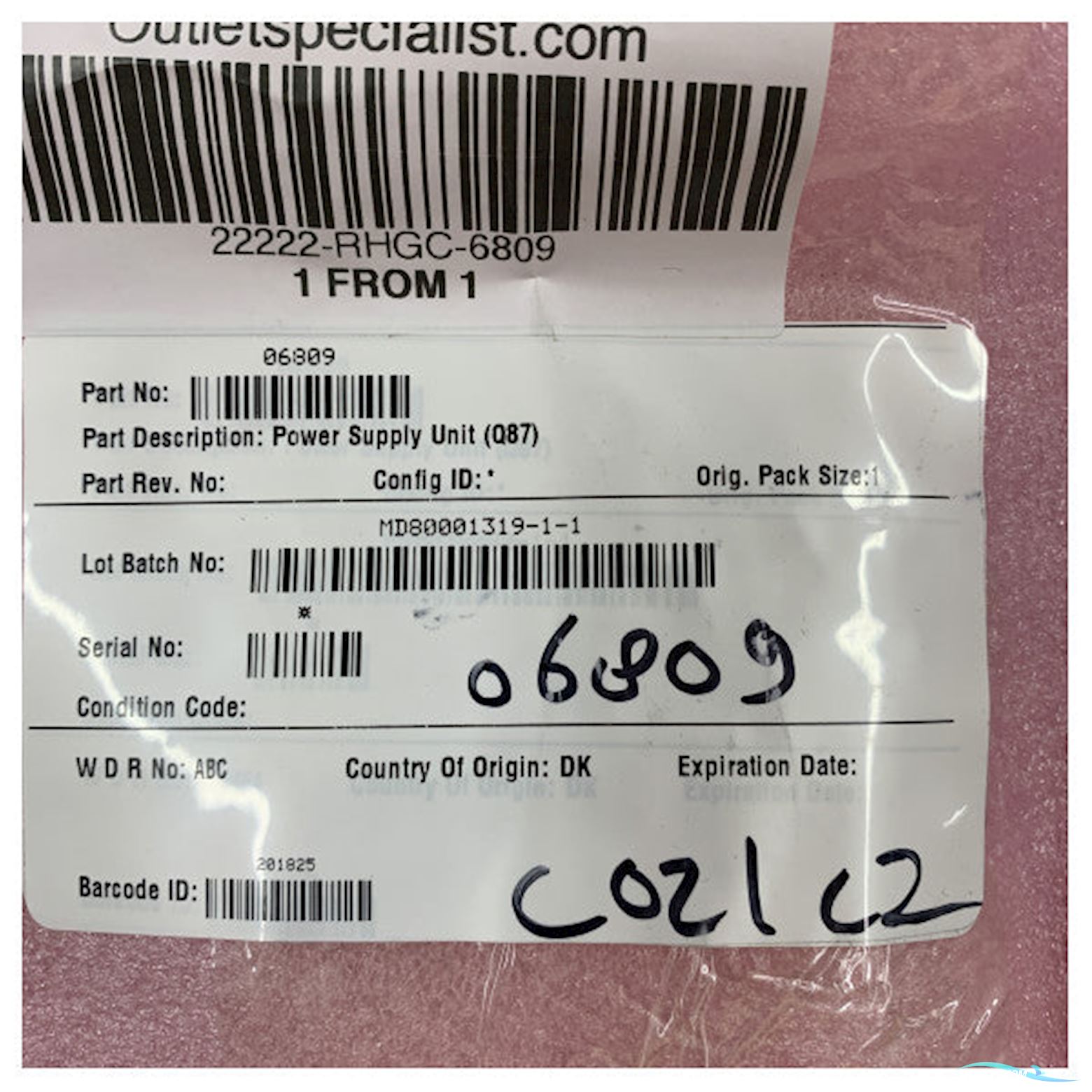 Sperry Marine VisionMaster Power Supply Unit for Q87 Radar