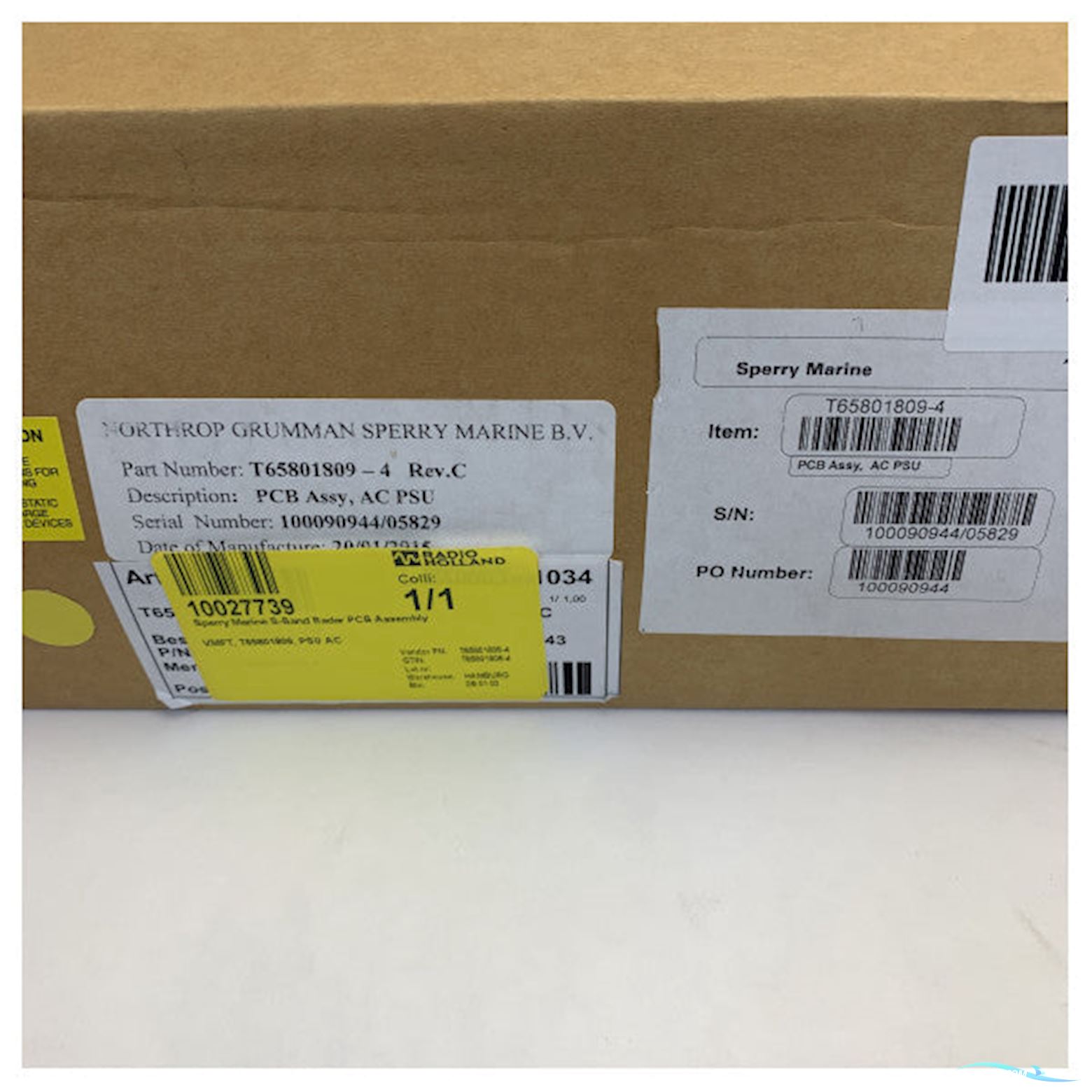 Sperry Transceiver X-Band Power Supply for Visionmaster - T65801809-4