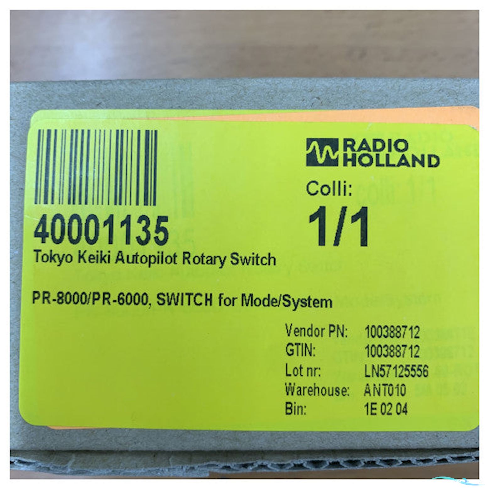 Tokyo Keiki 100388712 Marine Autopilot Rotary MSW Switch - Industrial Component