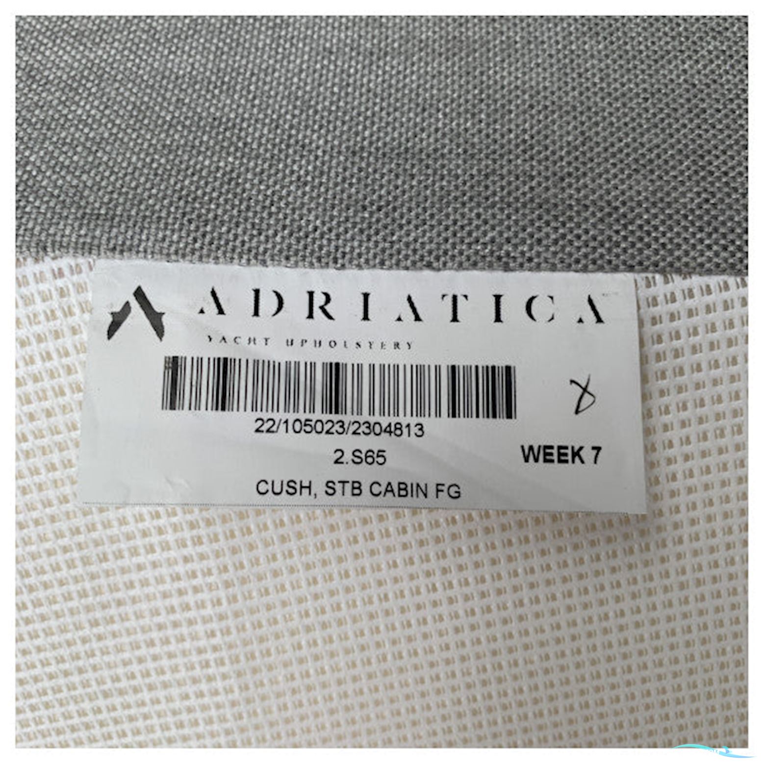 Uttern S65 Starboard Cabin Cushion Grey - 2304813