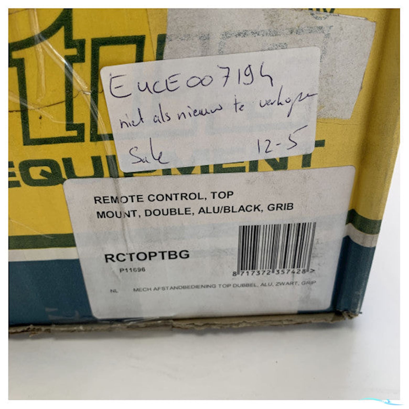 Vetus Rctoptbg Dual Top Mount Marine Engine Control Lever