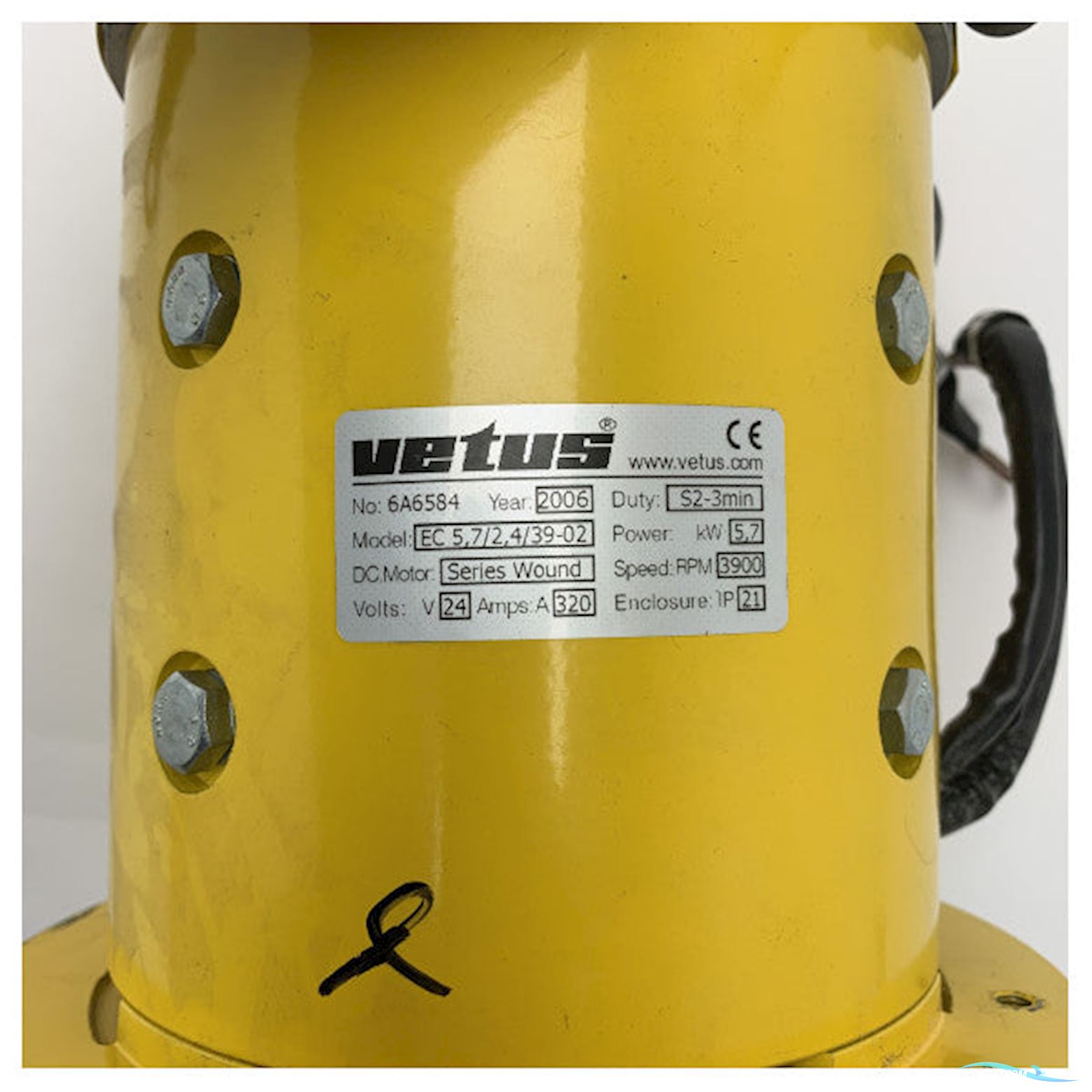 Vetus Set0159-G 5.7kW 24V Marine Electric Motor For Bow9524 Thruster