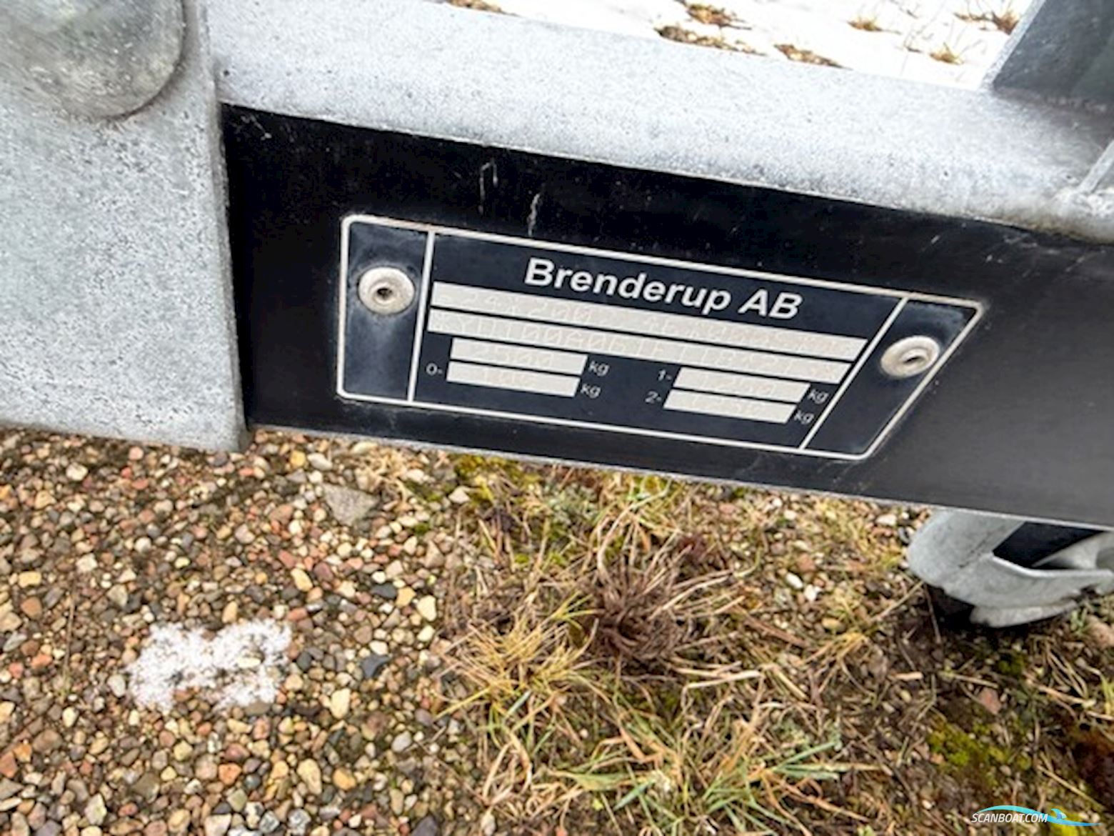 242500TB SR - 2500KG Premium Bådtrailer m/ SUPERRULLER