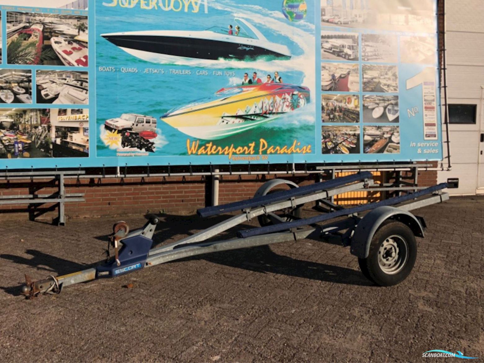 Escort Stallingstrailer Ongeremd 1-Asser (Usa) Bådtrailer 2024, Holland