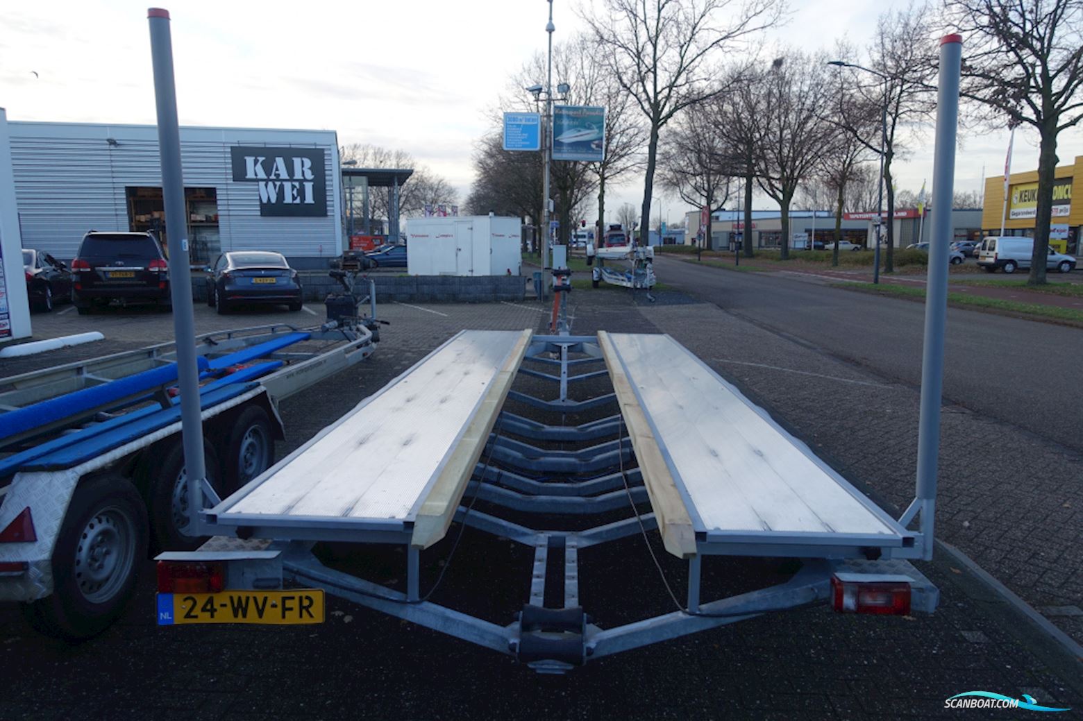 Freewheel Pontoontrailer 3-Asser 3500