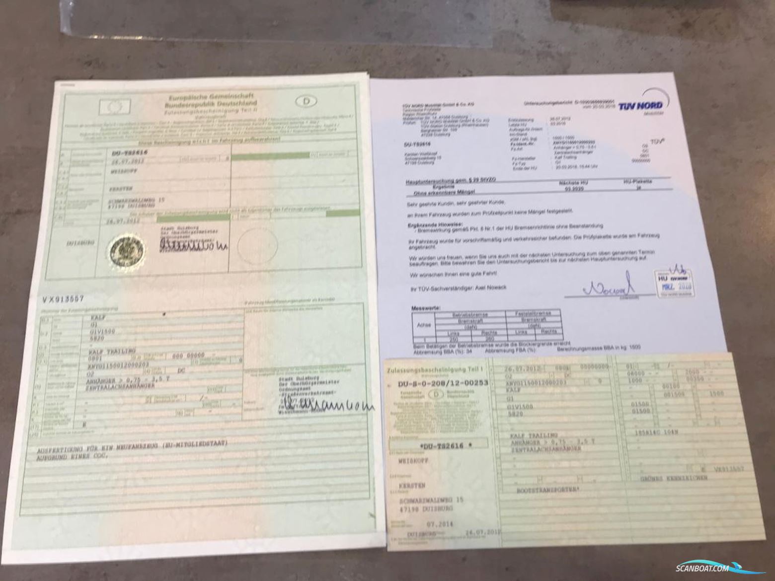 Kalf 1500 kg Trailer