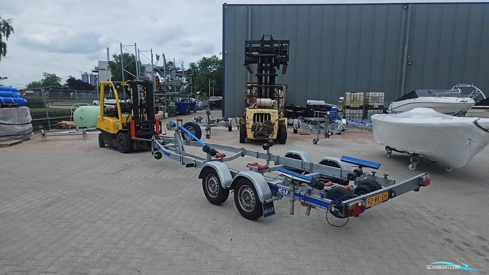 Kalf Boottrailer V-2000 Tandem-as