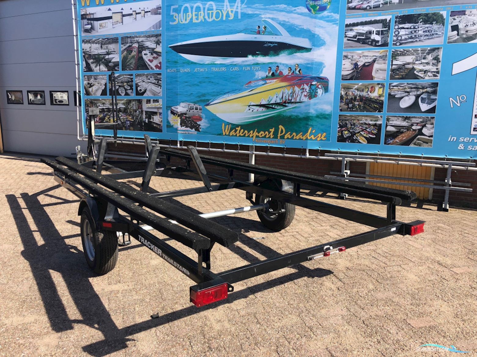 Pontoon Stallingstrailer 1-Asser (Usa)