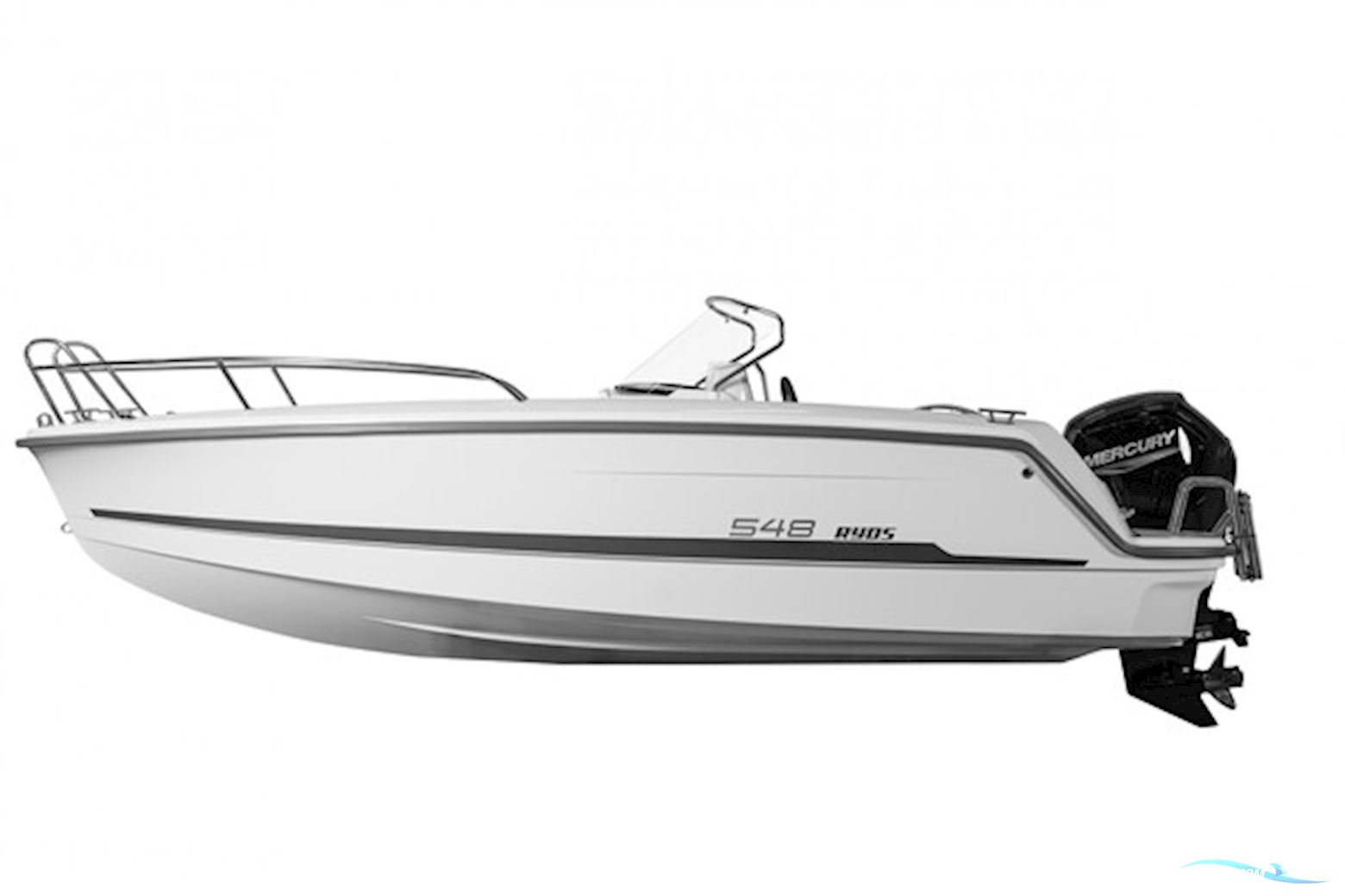 Ryds 548VI Sport X-Line Med 100 hk Mercury-Efi 4 Takt 2,1L og 1300 kg Brenderup Bådtrailer