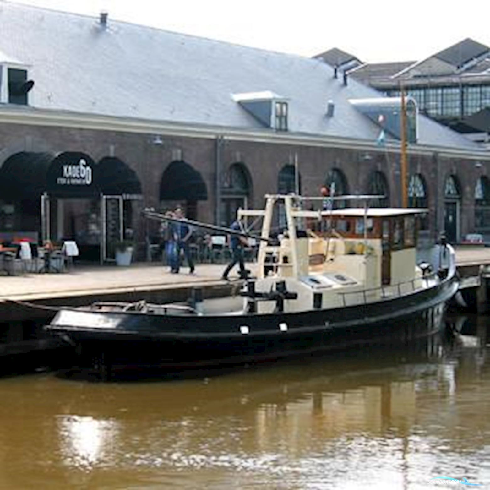 Barge Tug Bådtype ej oplyst 1905, med Bolnes motor, Holland