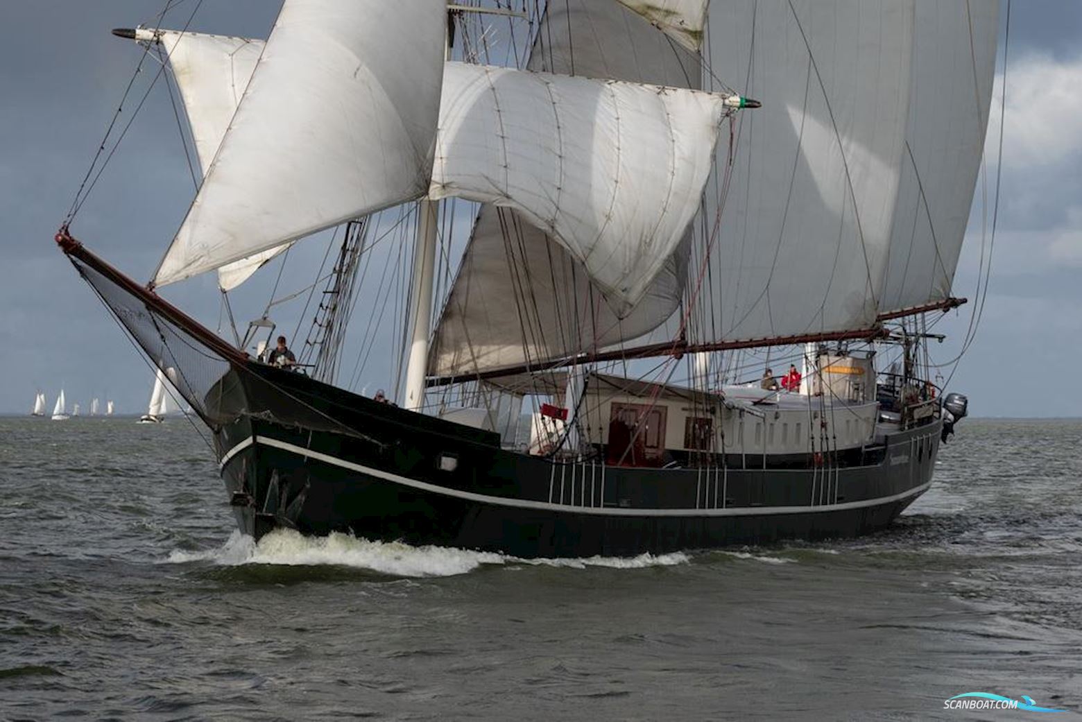 Traditional Barkentijn Bådtype ej oplyst 1938, med Kmd motor, Holland