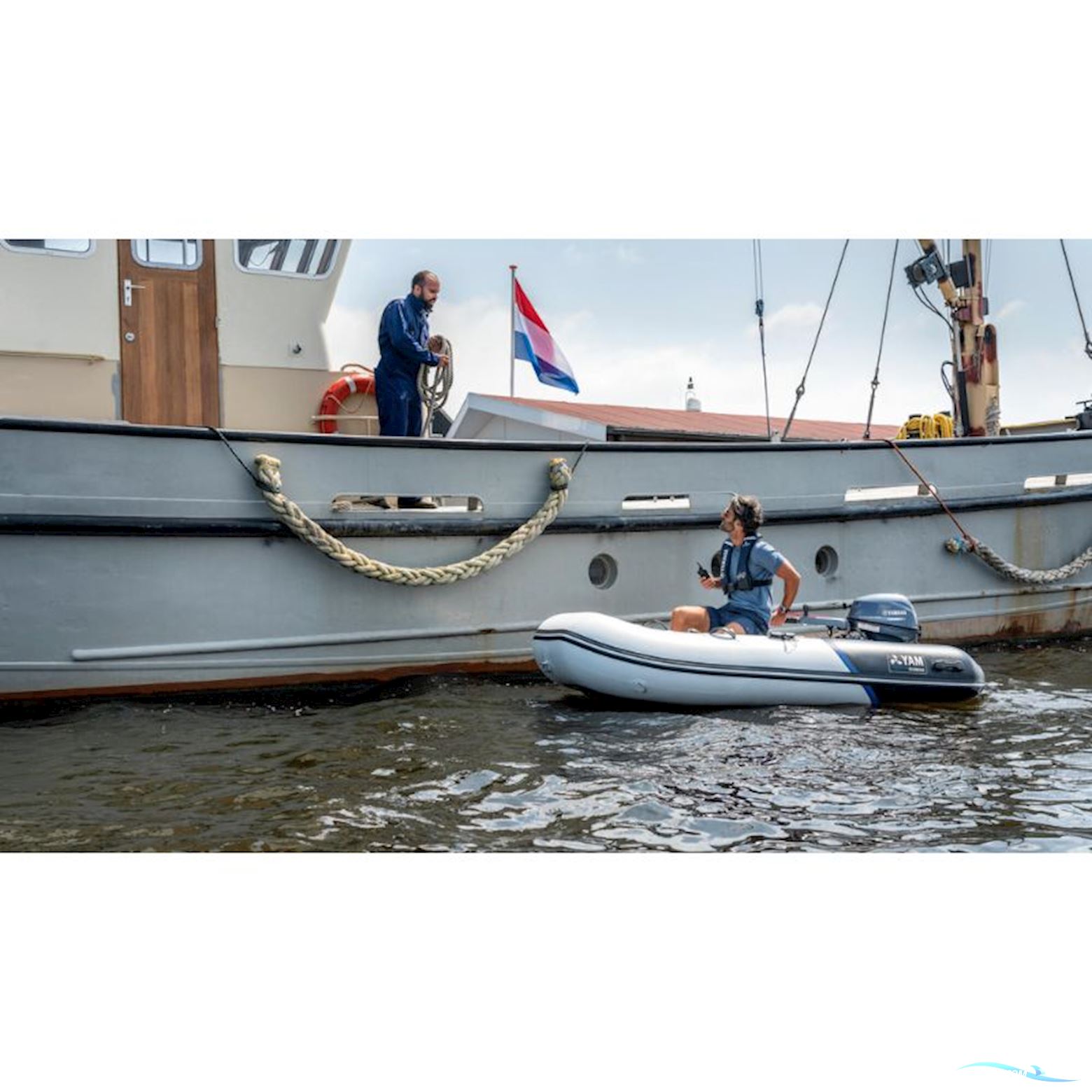 Yamaha YAM 275 S gummibåd med F2.5BMHS påhængsmotor