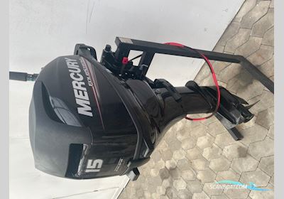 15 hk Mercury 4 takt MLH med el-start og batteri. Båtmotor 2025, Danmark