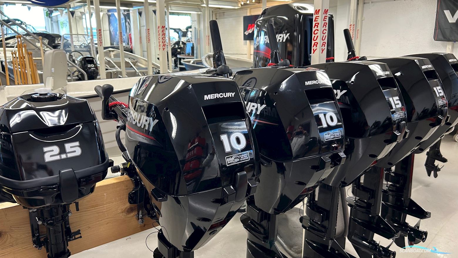 Mercury 10 hk MH Båtmotor 2025, Danmark