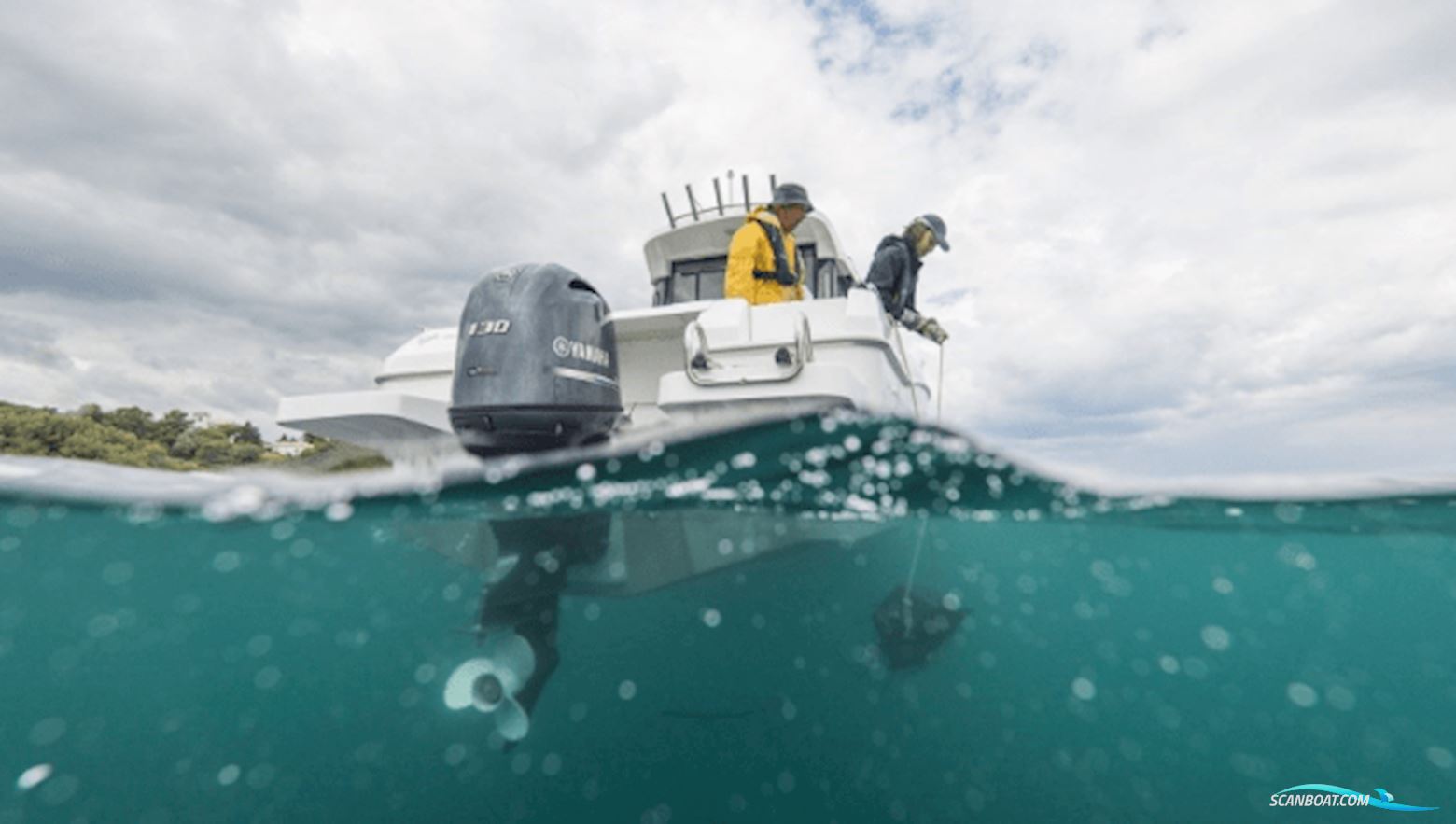 Yamaha 130 HK - Fjernbetjent, Elektronisk start, Powertrim