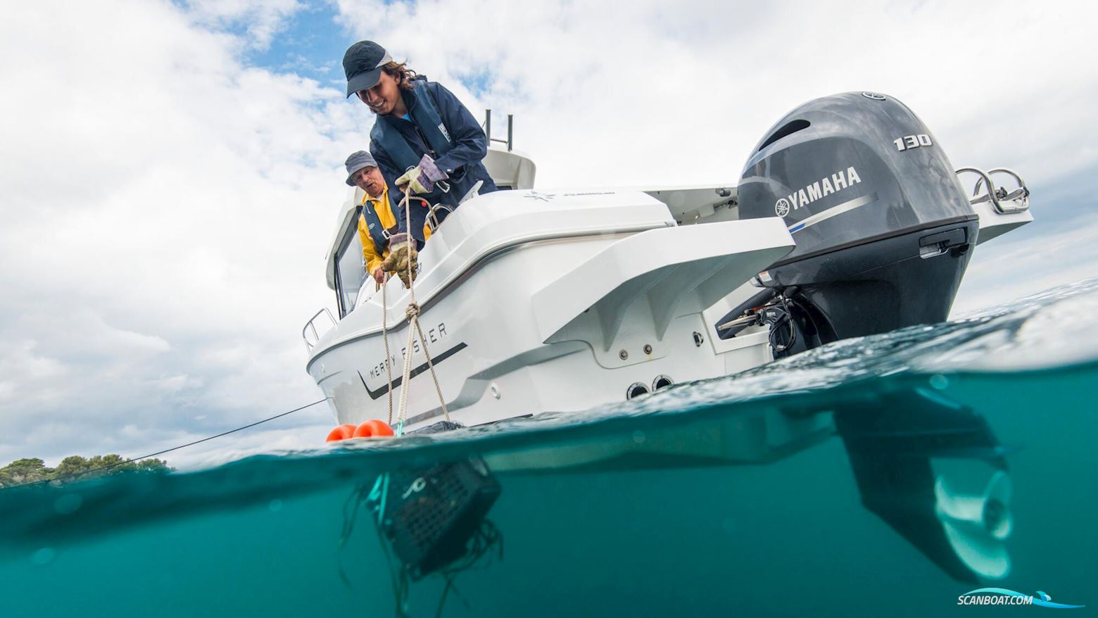 Yamaha 130 HK - Fjernbetjent, Elektronisk start, Powertrim