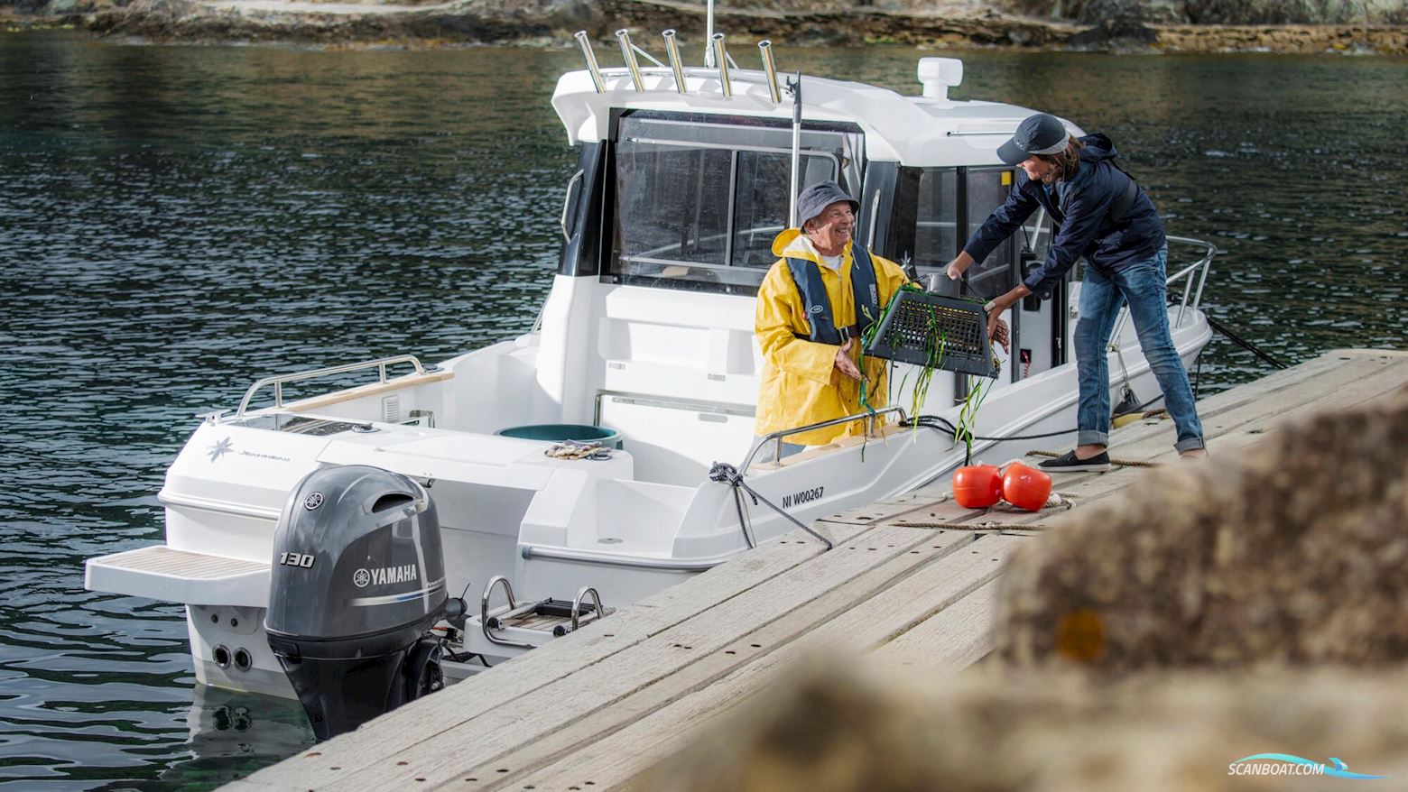 Yamaha 130 HK - Fjernbetjent, Elektronisk start, Powertrim