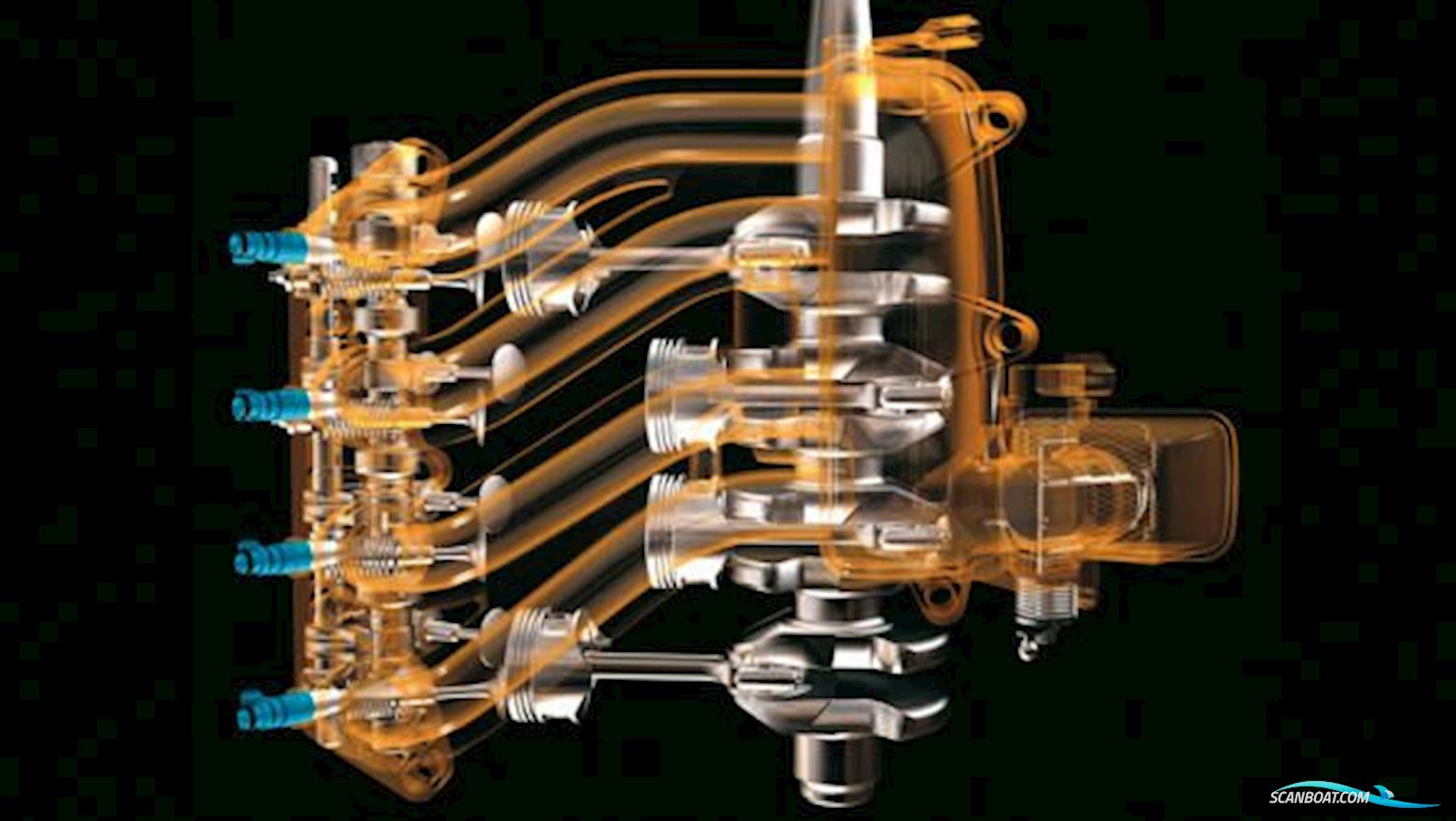 Yamaha 50 hk - Fjernbetjent, Elektrisk start, power trim