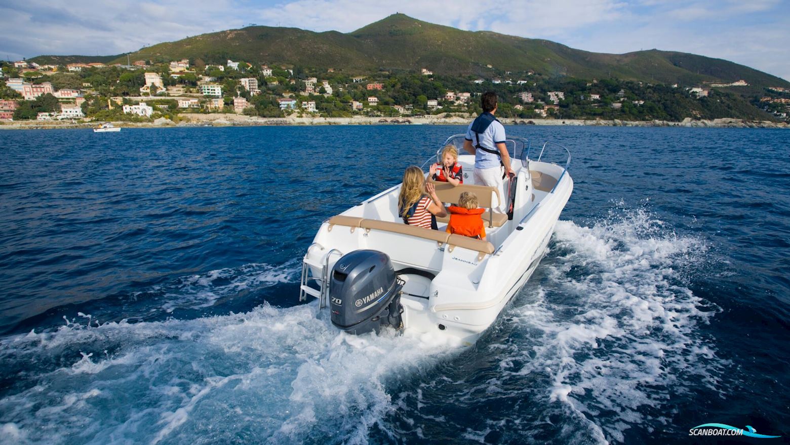 Yamaha 70 HK - Fjernbetjent, Elektronisk start, Powertrim