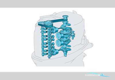 Yamaha F100Fetl Båtmotor 2018, med Yamaha F100Fetl motor, Danmark