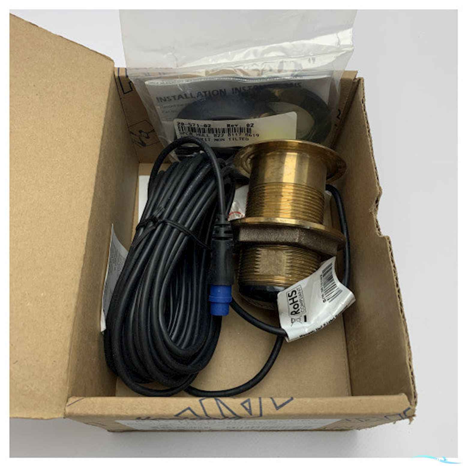Airmar Brass 0 degree B117 tru hull transducer - 010-10182-21
