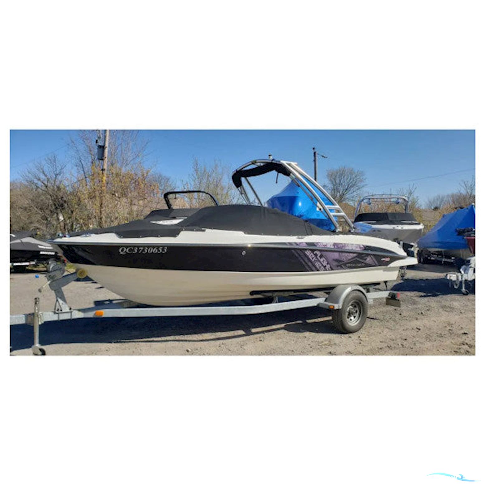 Bayliner 215 2012 cockpit cover | suncover black Båtsutrustning 2026, Holland