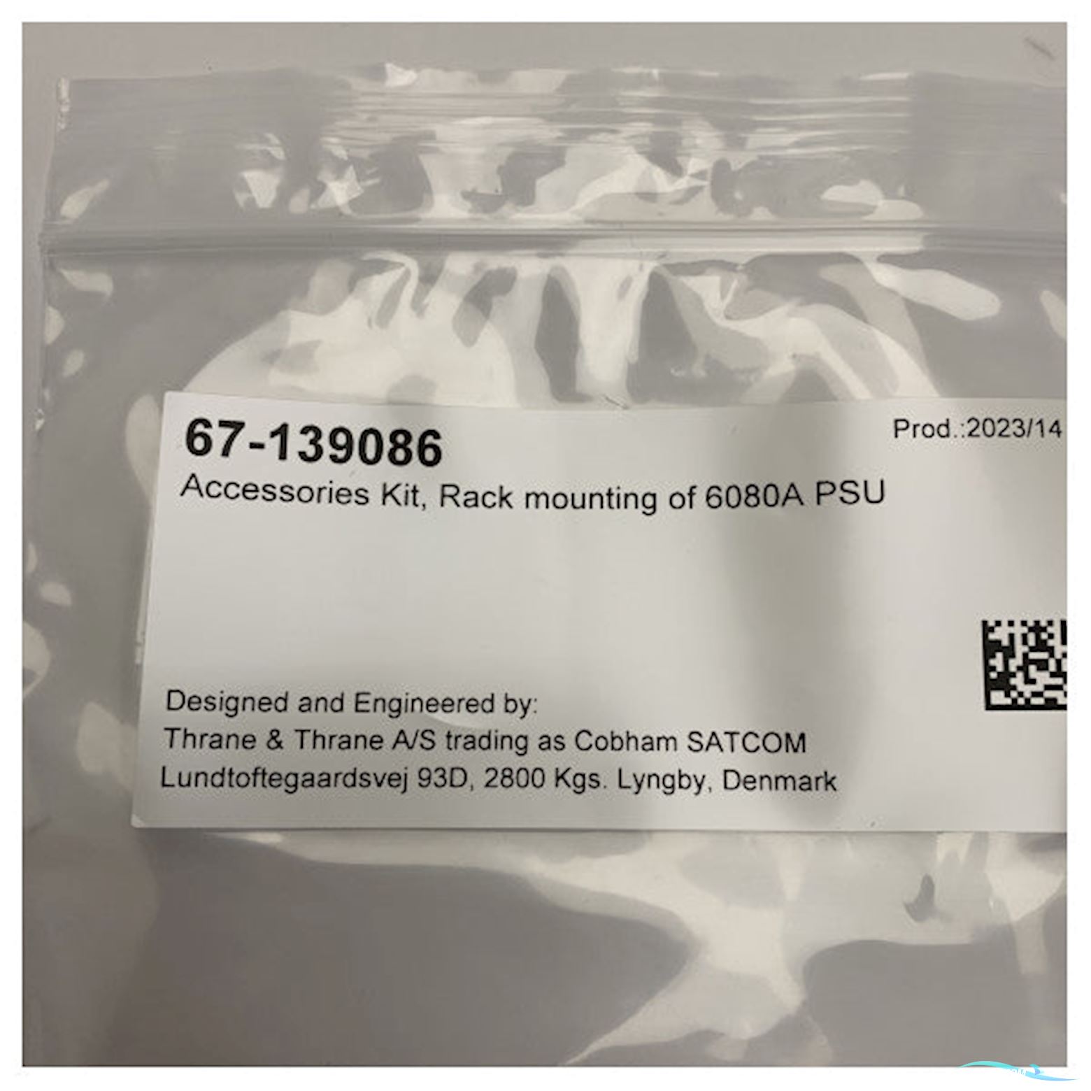 Cobham Sailor 19 Inch Rack Mount Kit For Sailor 6080 Power Supply