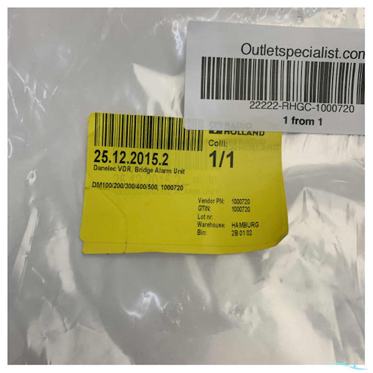 Danelec Marine Voyage Data Recorder Bridge Alarm Unit - 1000720