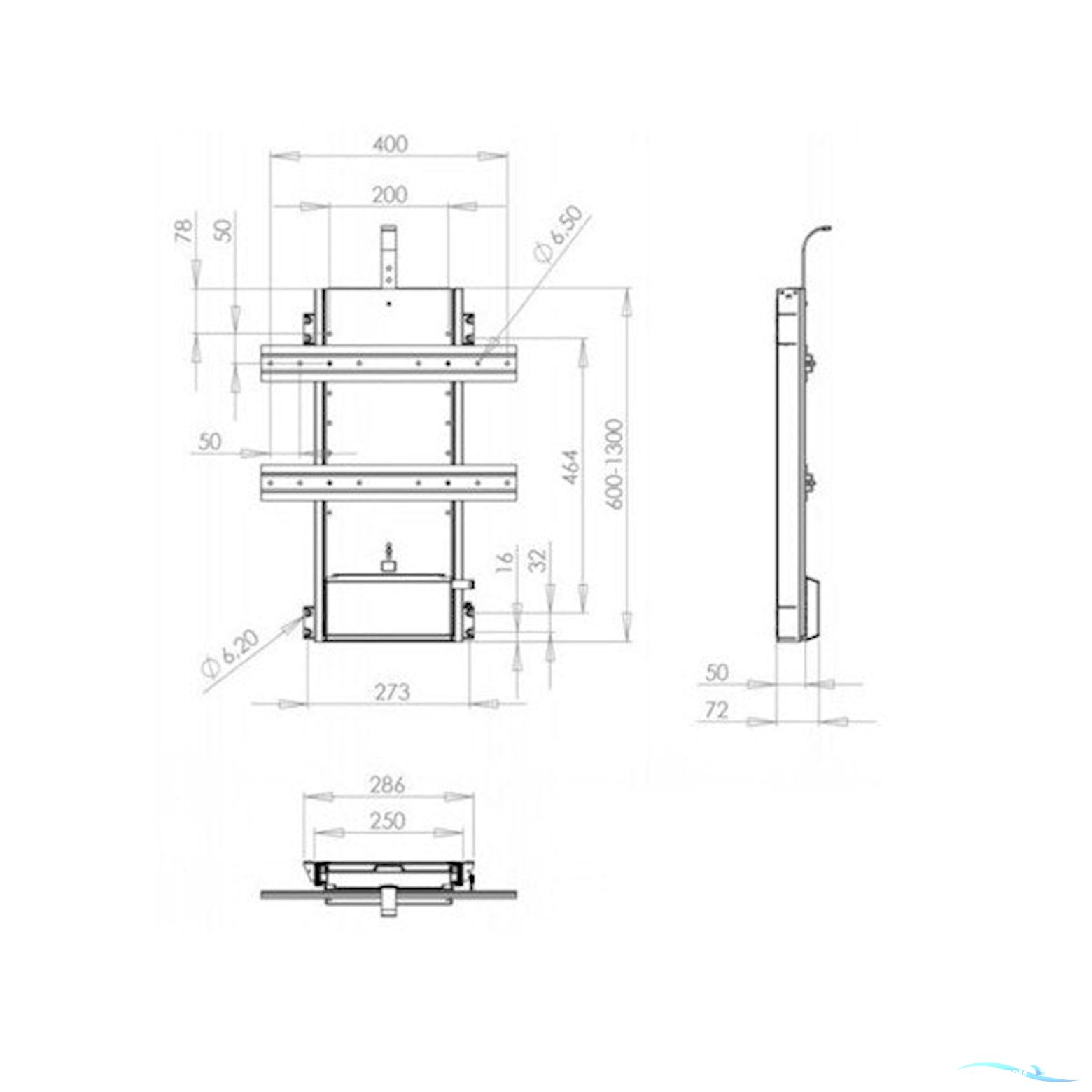 Exalto Venset Electric TV Lift TS700A For 65 KG TV 600 - 1300 mm