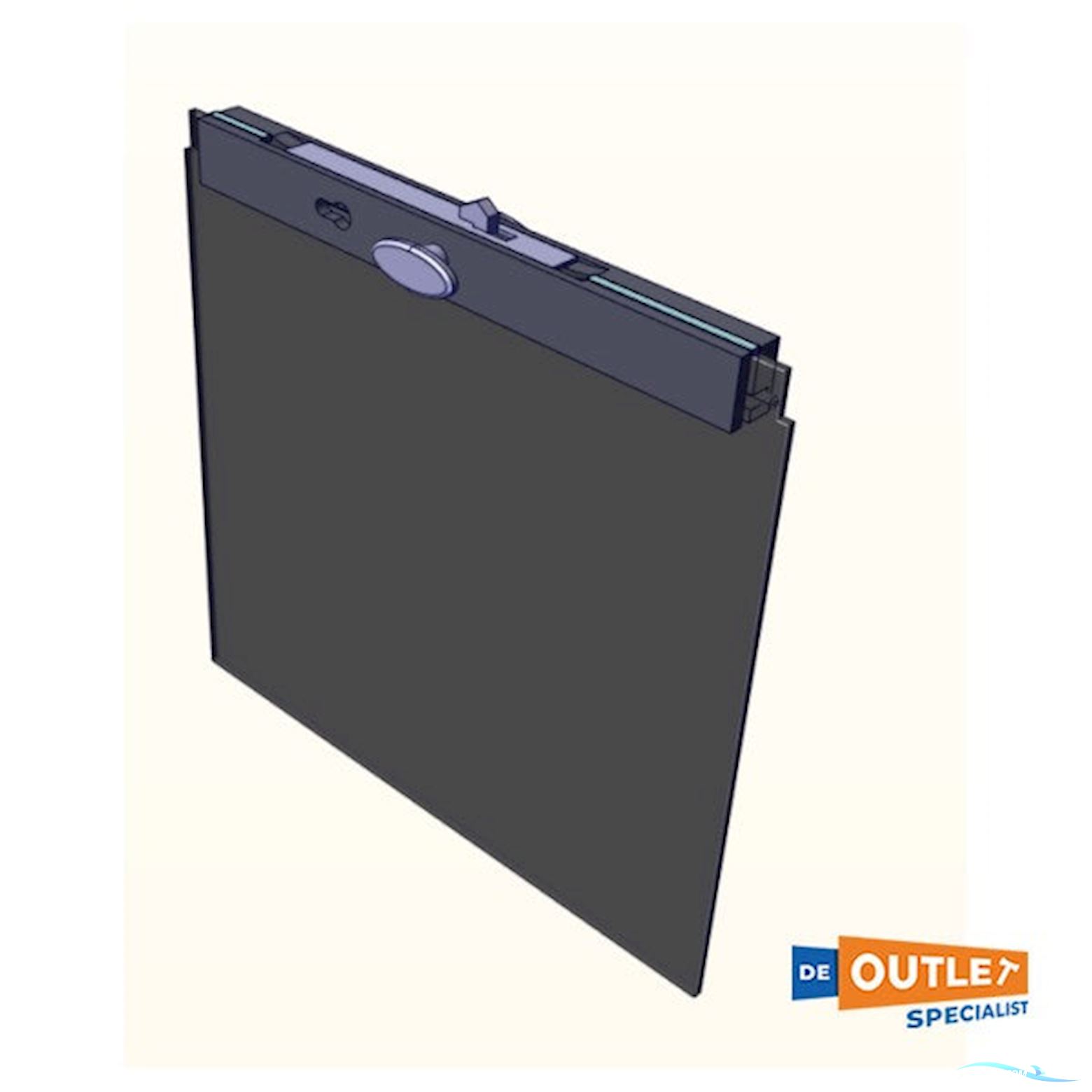 Hanse 505 kunststof toegangsdeur met slot 560 x 514 mm Båtsutrustning 2025, Holland