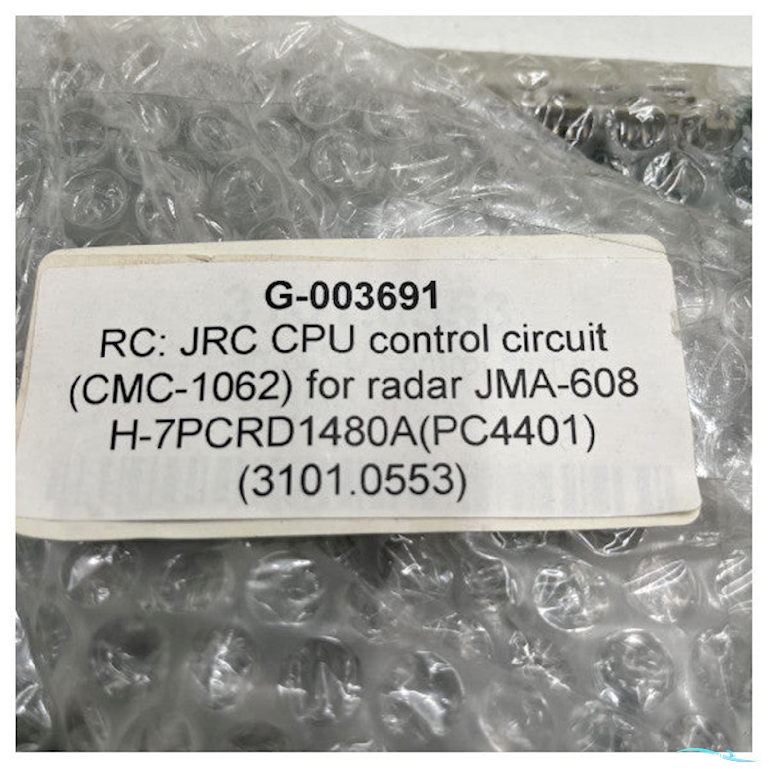 Jrc Cpu Control Circuit Cmc-1062 For Radar - 3101.0553 Båtsutrustning 2025, Holland