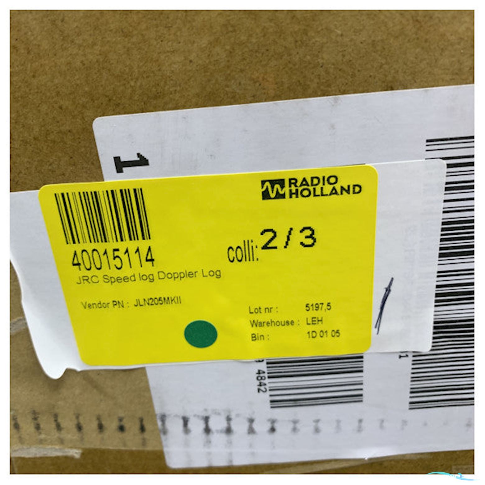 Jrc Jln-205 MK2 Marine Doppler Speed Log System