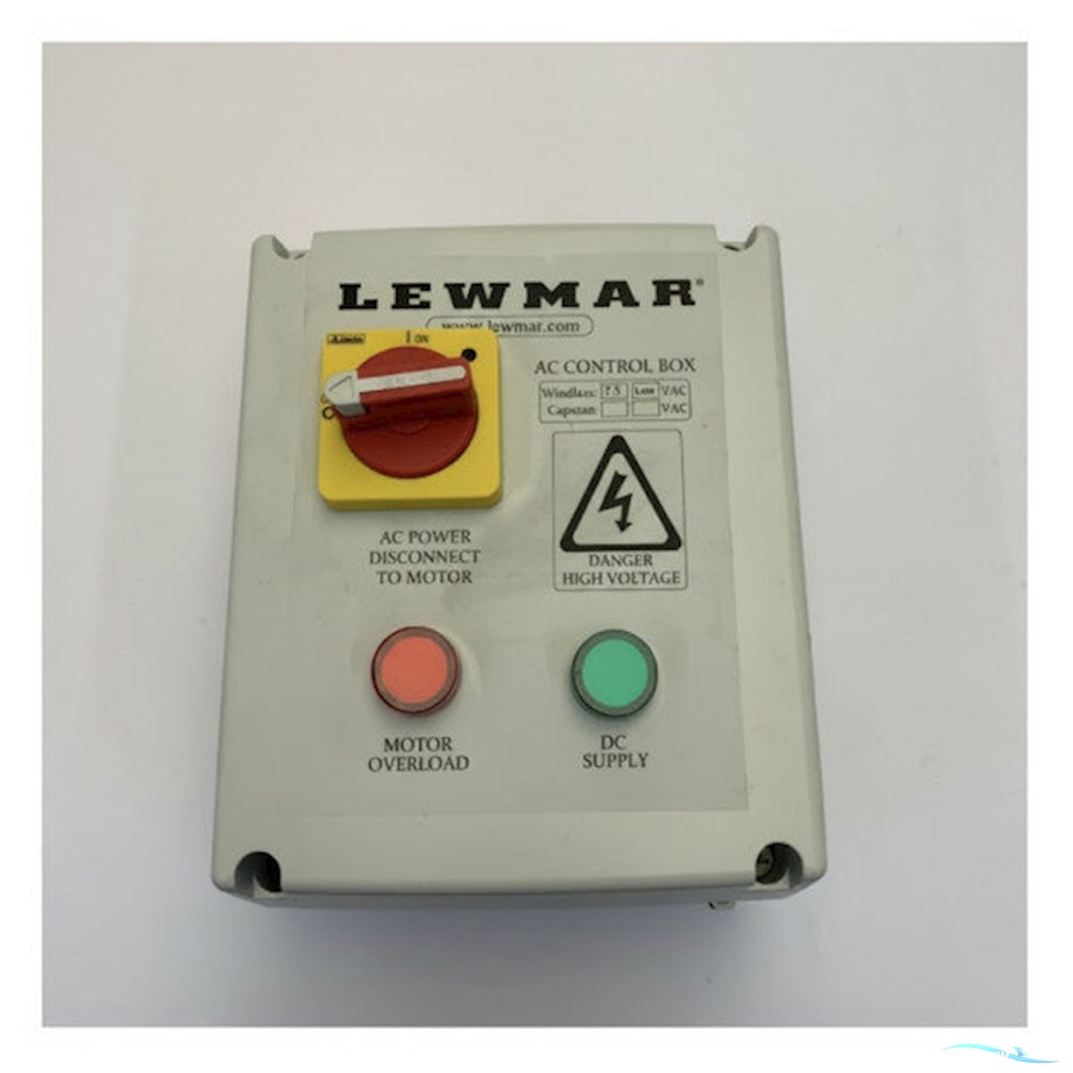 Lewmar AC Windlass Control Box 400V 7.5kW Marine Electrical Box - 68000975 Båtsutrustning 2026, Holland