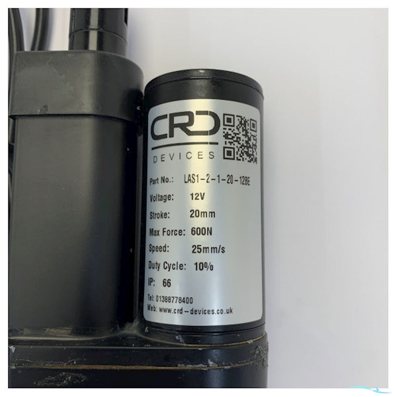 Lewmar B18399 12V Electric Linear Actuator -600N Force 135mm Stroke