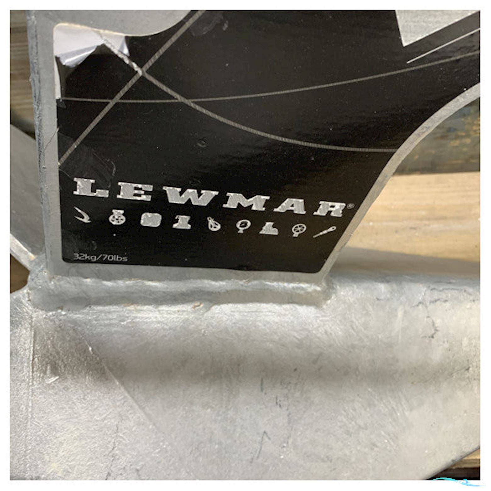 Lewmar Delta 32KG | 70 lbs Galvanized Plow Anchor - 0110832 - 0057432
