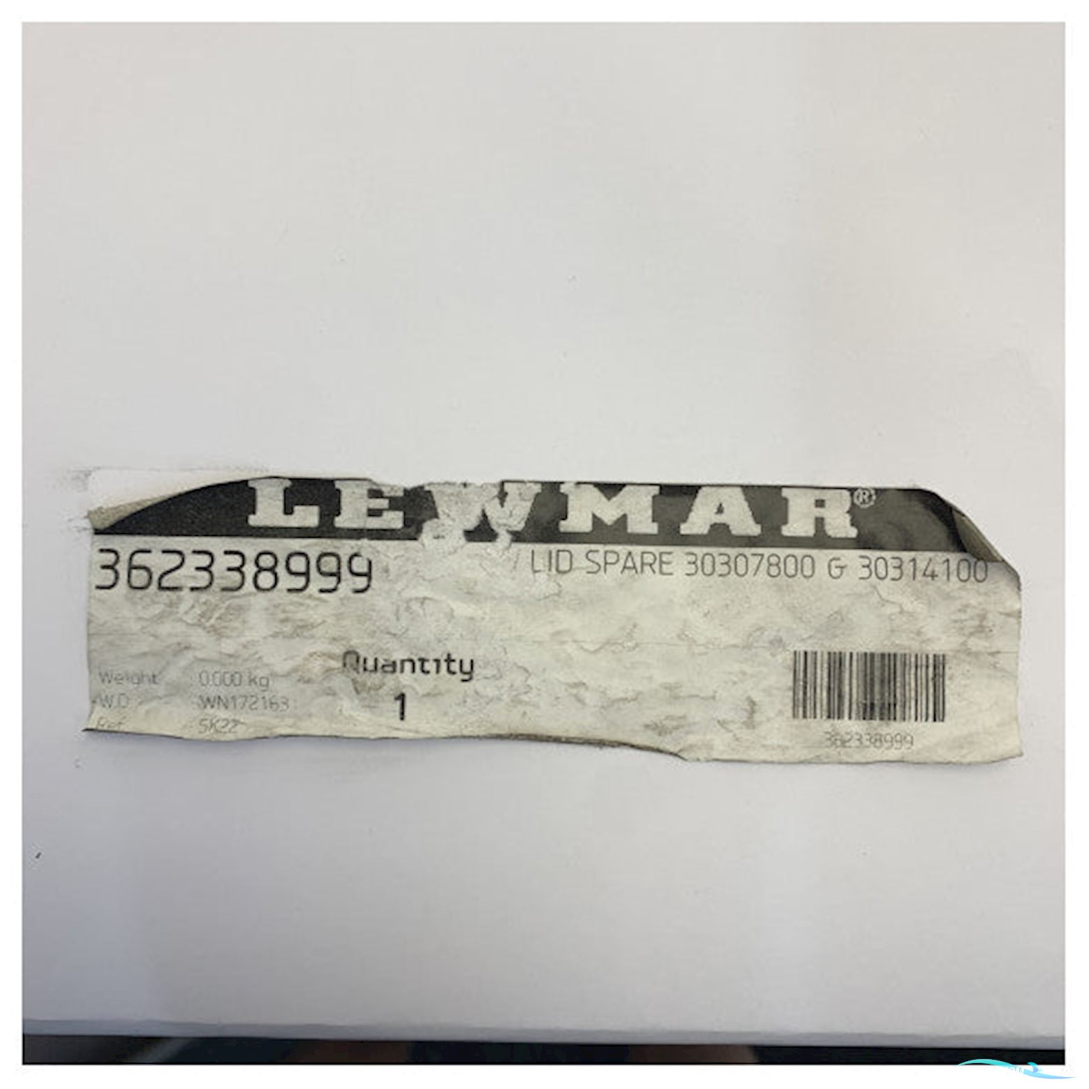 Lewmar Replacement Lid Spare for 30307800 - 30314100 Flybridge Hatch - 362338999