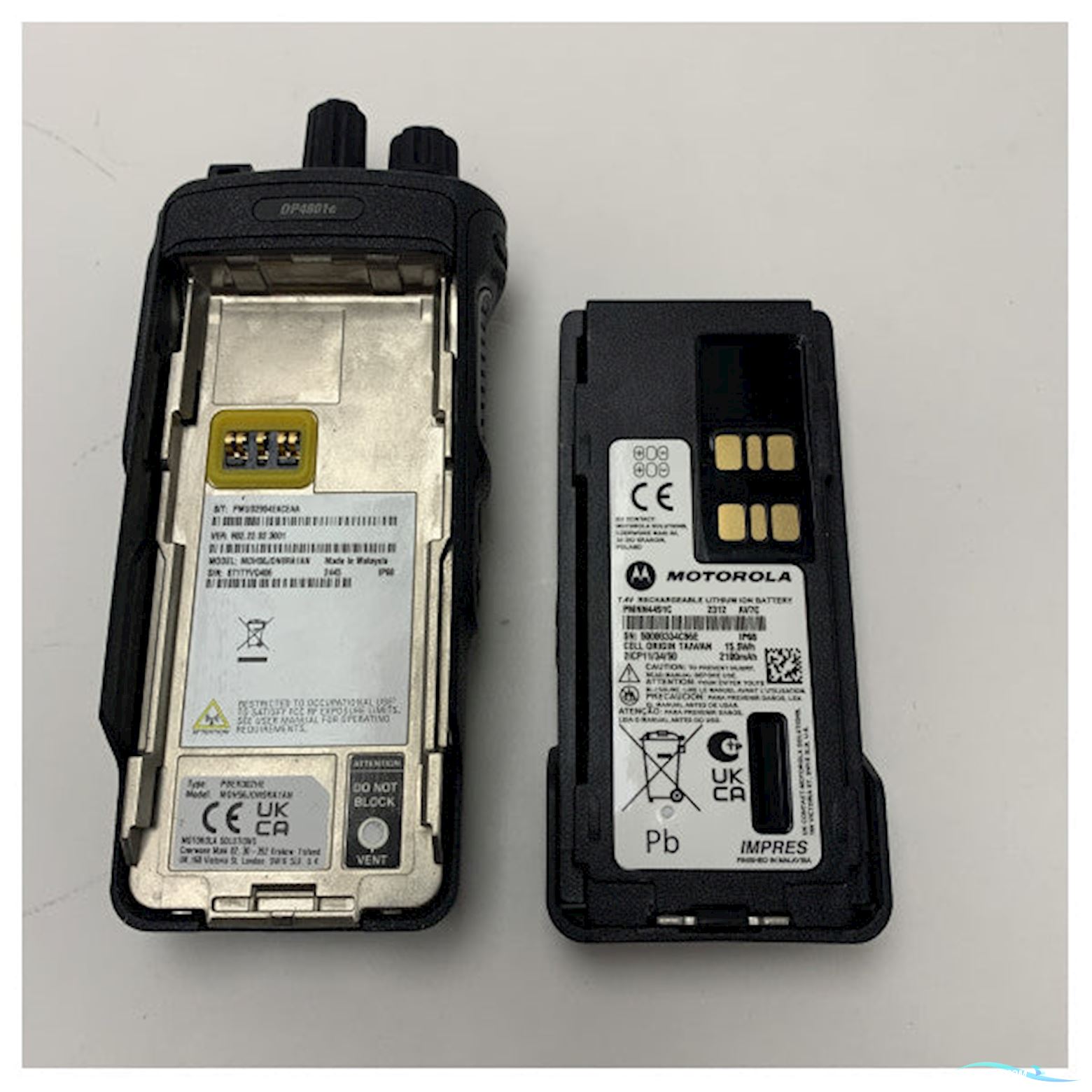 Motorola DP4801EB VHF Handheld Marine Radio with GPS, Bluetooth, WiFi - Waterproof  DMR UHF - MDH56JDN9RA1ANB