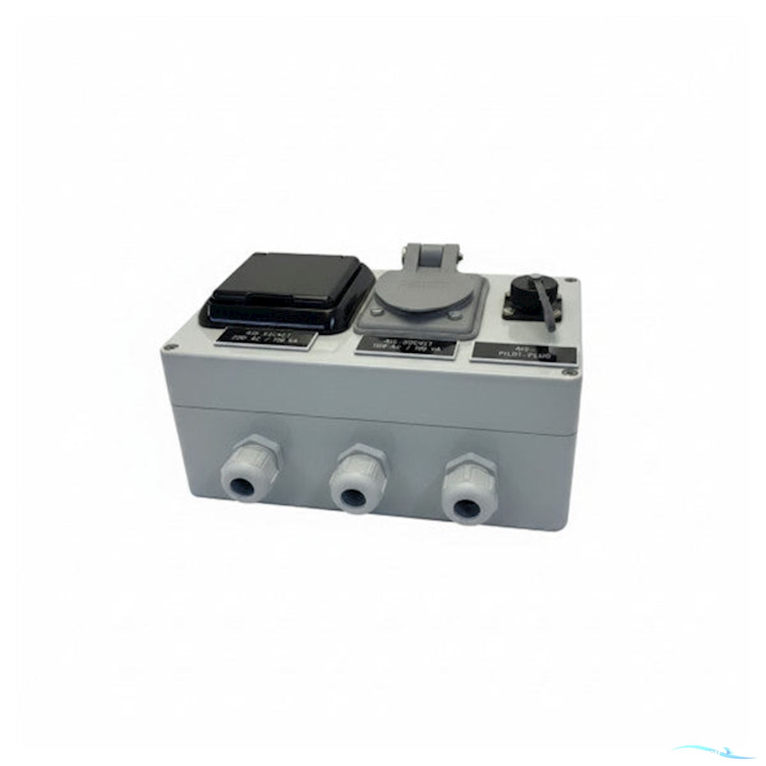 Onbekend Ais Pilot Plug And Mains Socket Box 230 / 115V Båtsutrustning 2025, Holland
