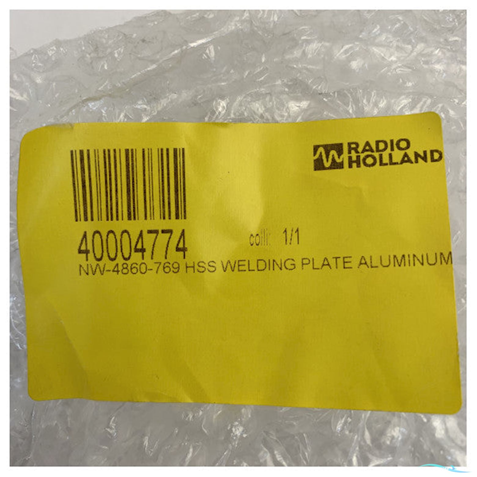 Onbekend Netwave NW-4860-769 Aluminium Welding Plate For Vdr Systems