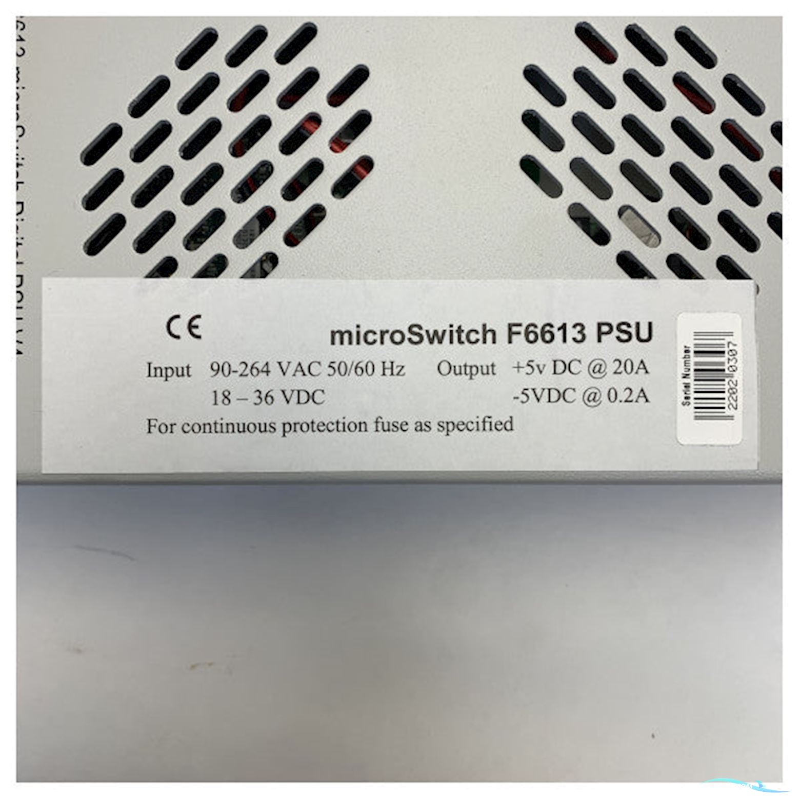 Onbekend USED MicroSwitch F6613 PSU Marine Power Supply Unit 90-264V