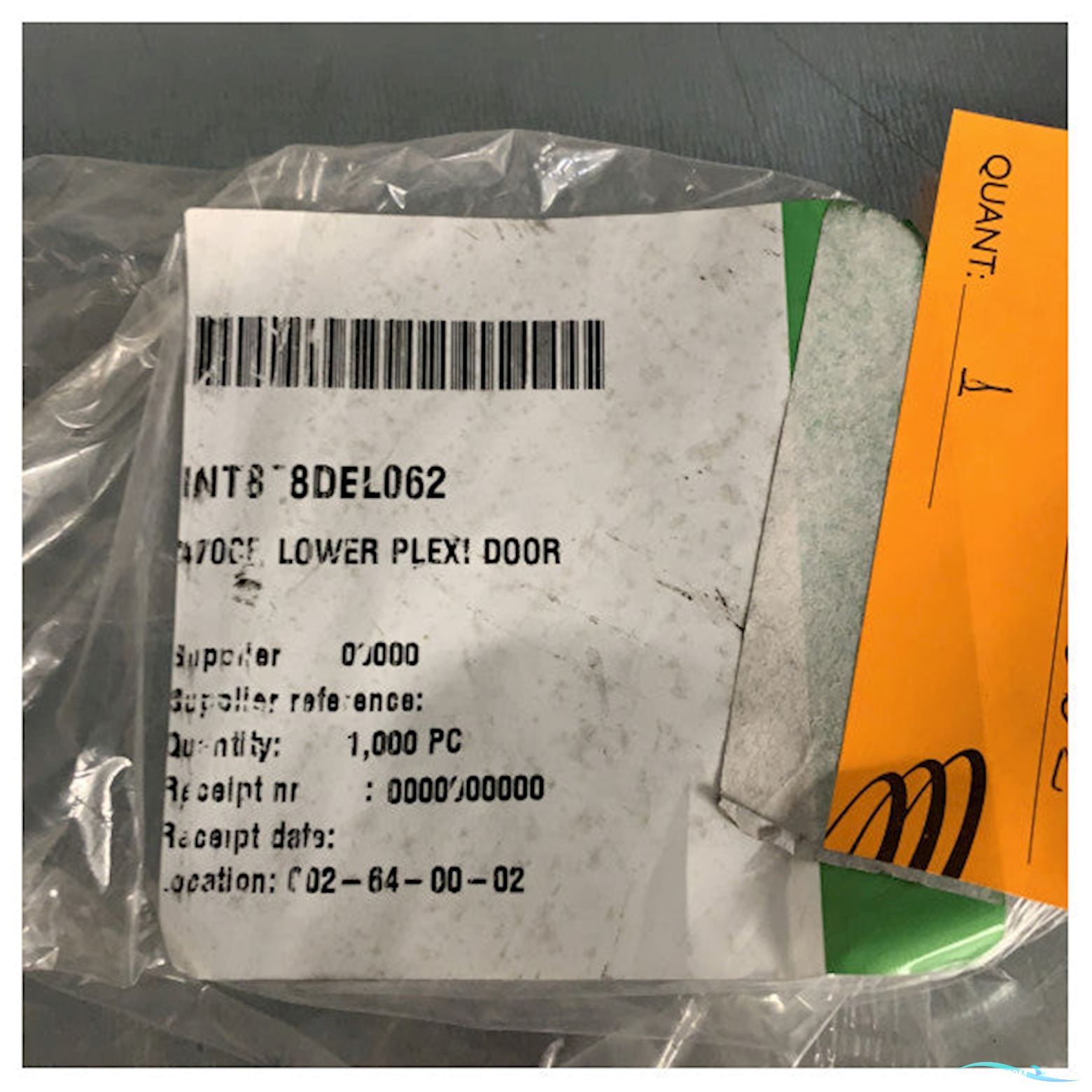 Quicksilver 470 Cruiser Lower Part Replacement Plexiglas Door - 878Del062