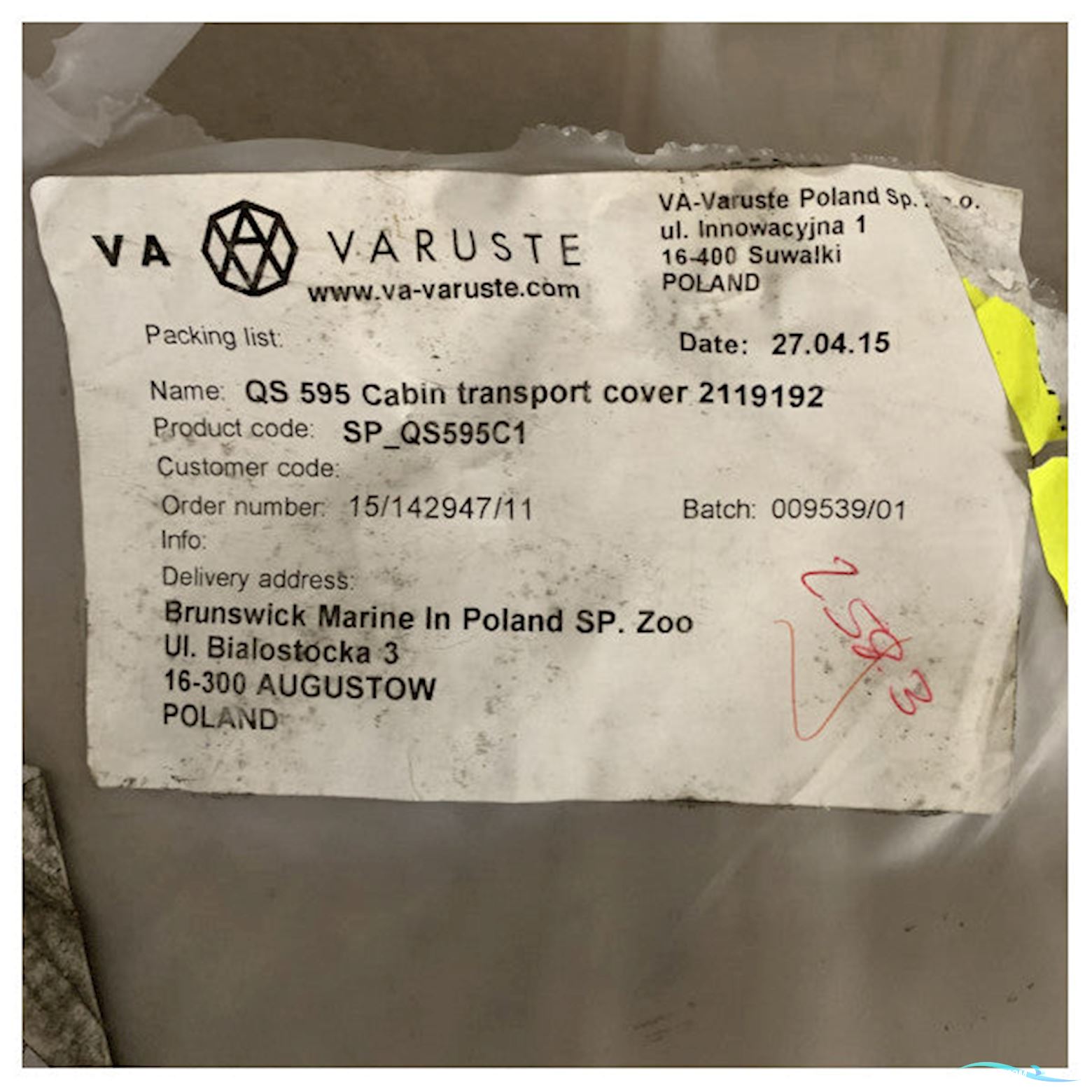 Quicksilver 595 Cabin Transport / Mooring Boat Cover Grey - SP_QS595C1 Båtsutrustning 2025, Holland