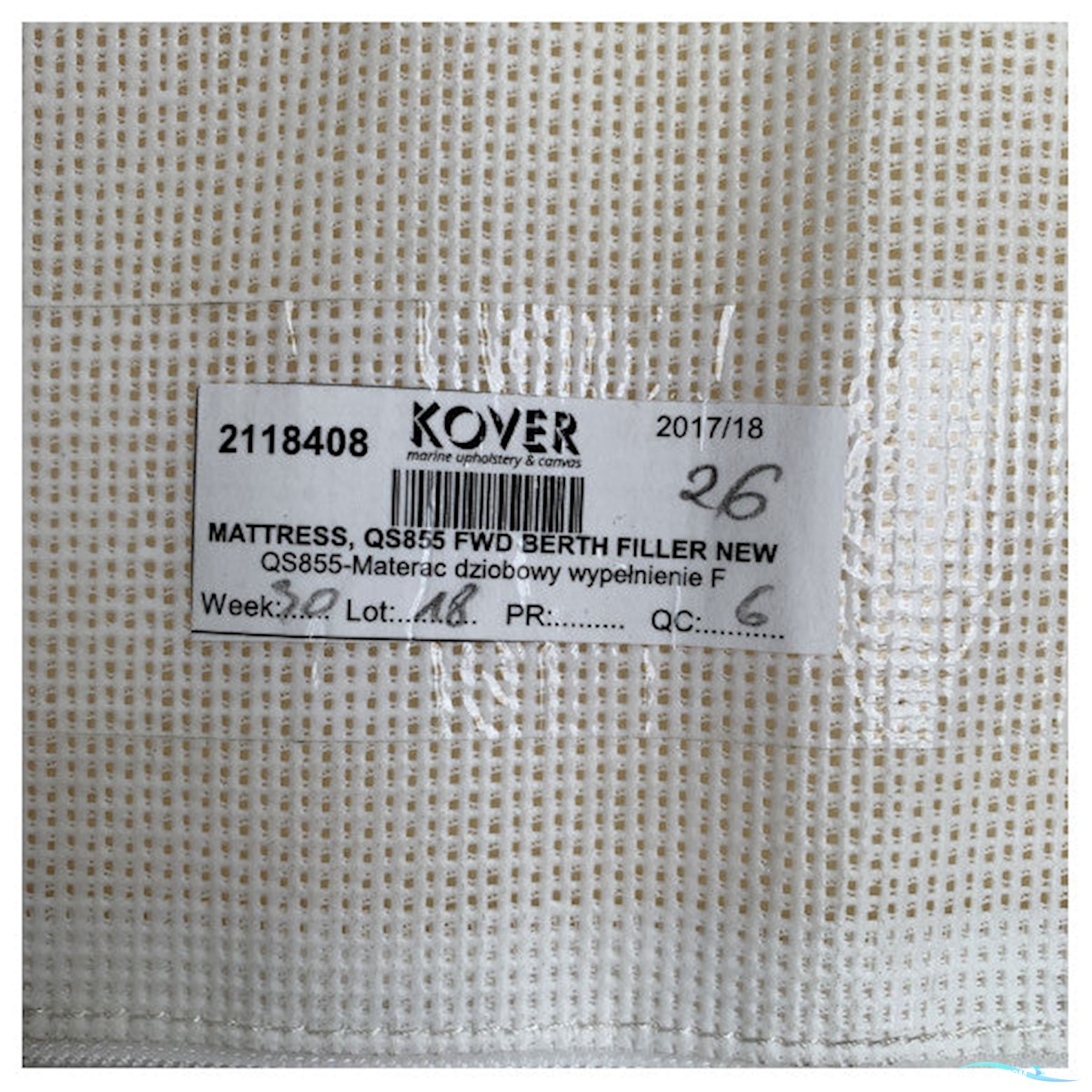 Quicksilver 855 forward berth mattress filler - 2118408