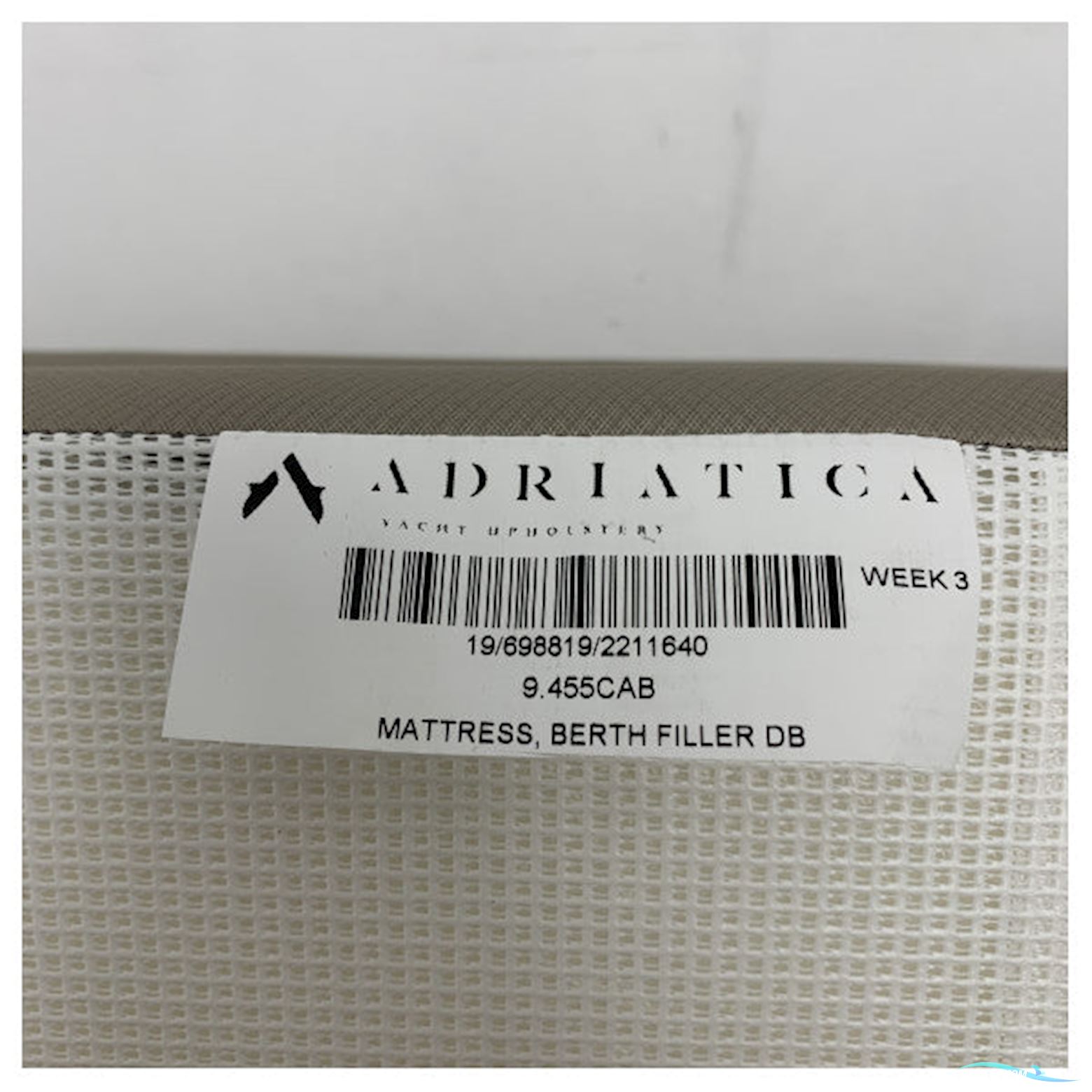 Quicksilver Active 455 Cabin Forward Cabin Mattress Filler Cushion Grey - 2211640