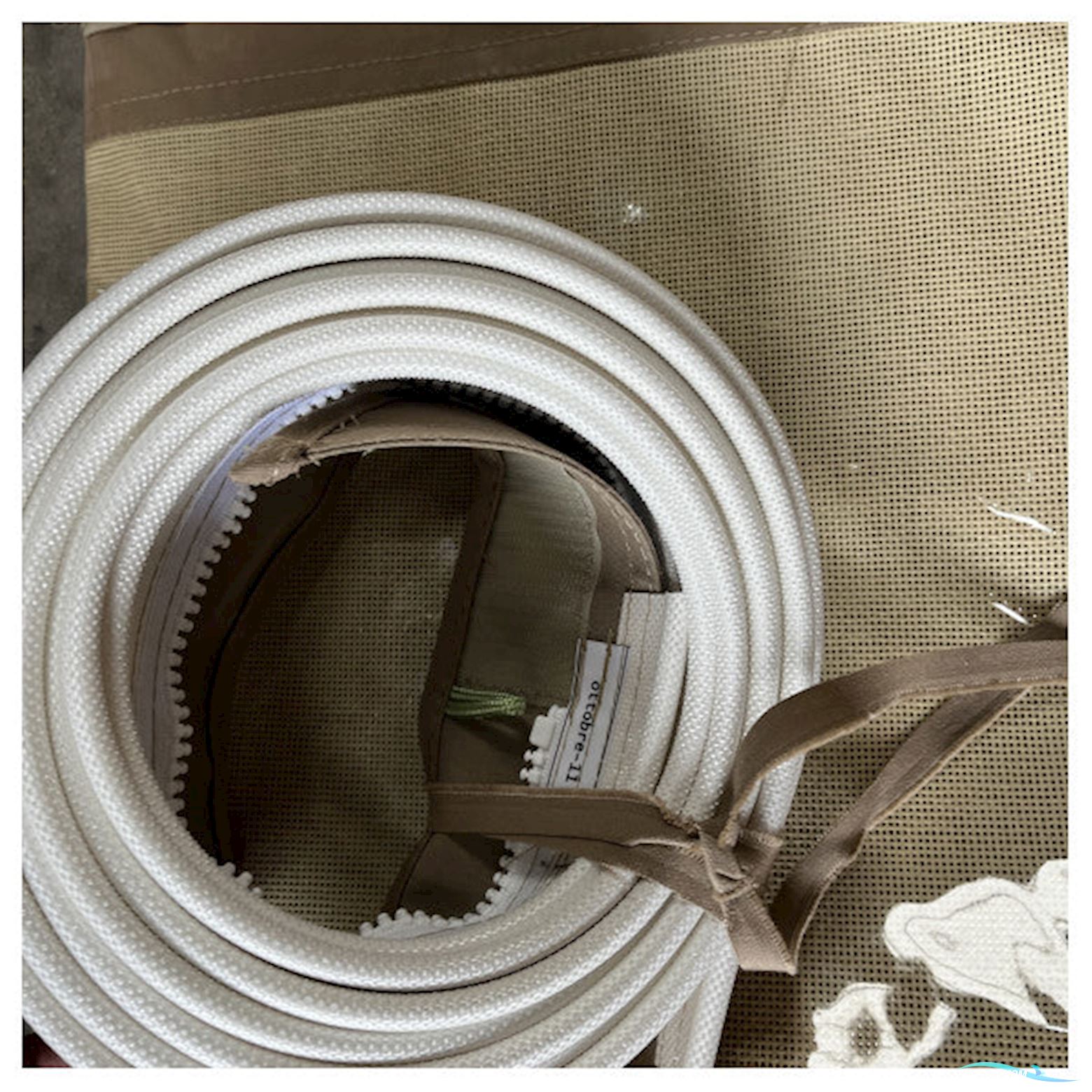 Sessa Marine HT C43 Aft Deck Closure Canopy Canvass Beige With Installation Kit - 048088D1
