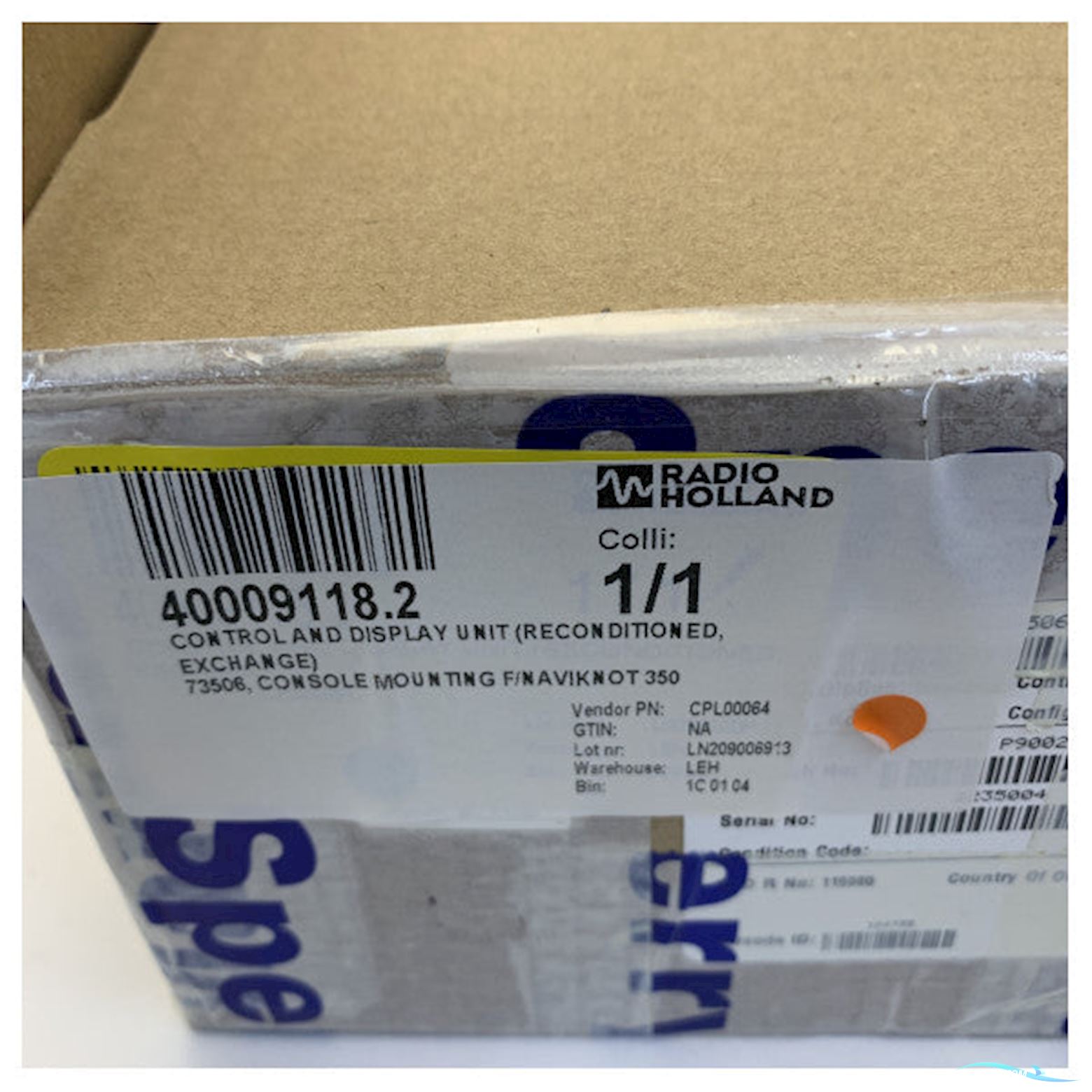 Sperry Marine Naviknot 7308A Speed Log Control Display Unit