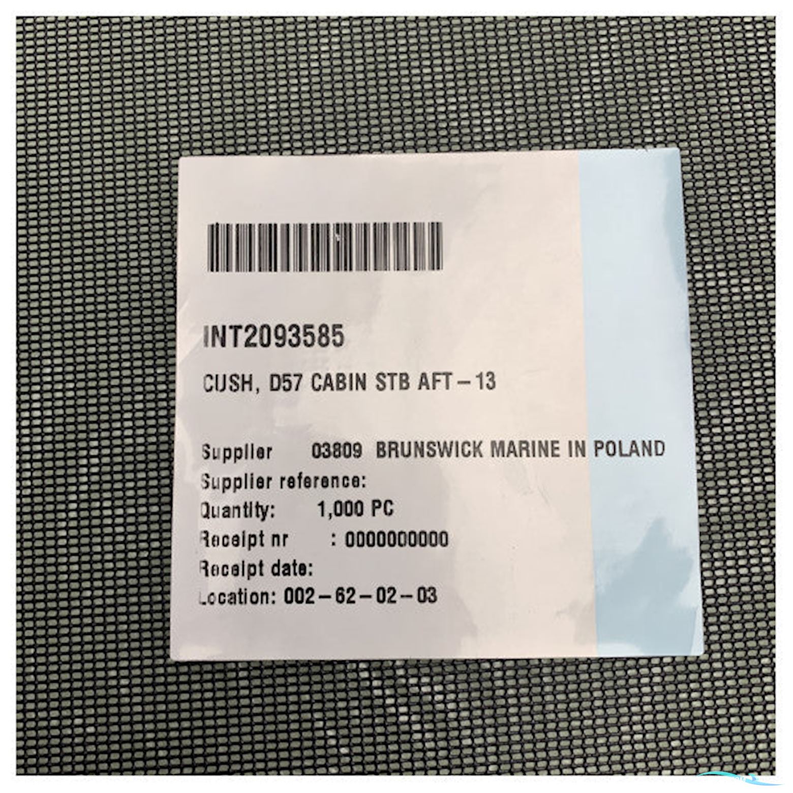 Uttern D57 Starboard Cabin Aft Cushion Antracite - 2093585