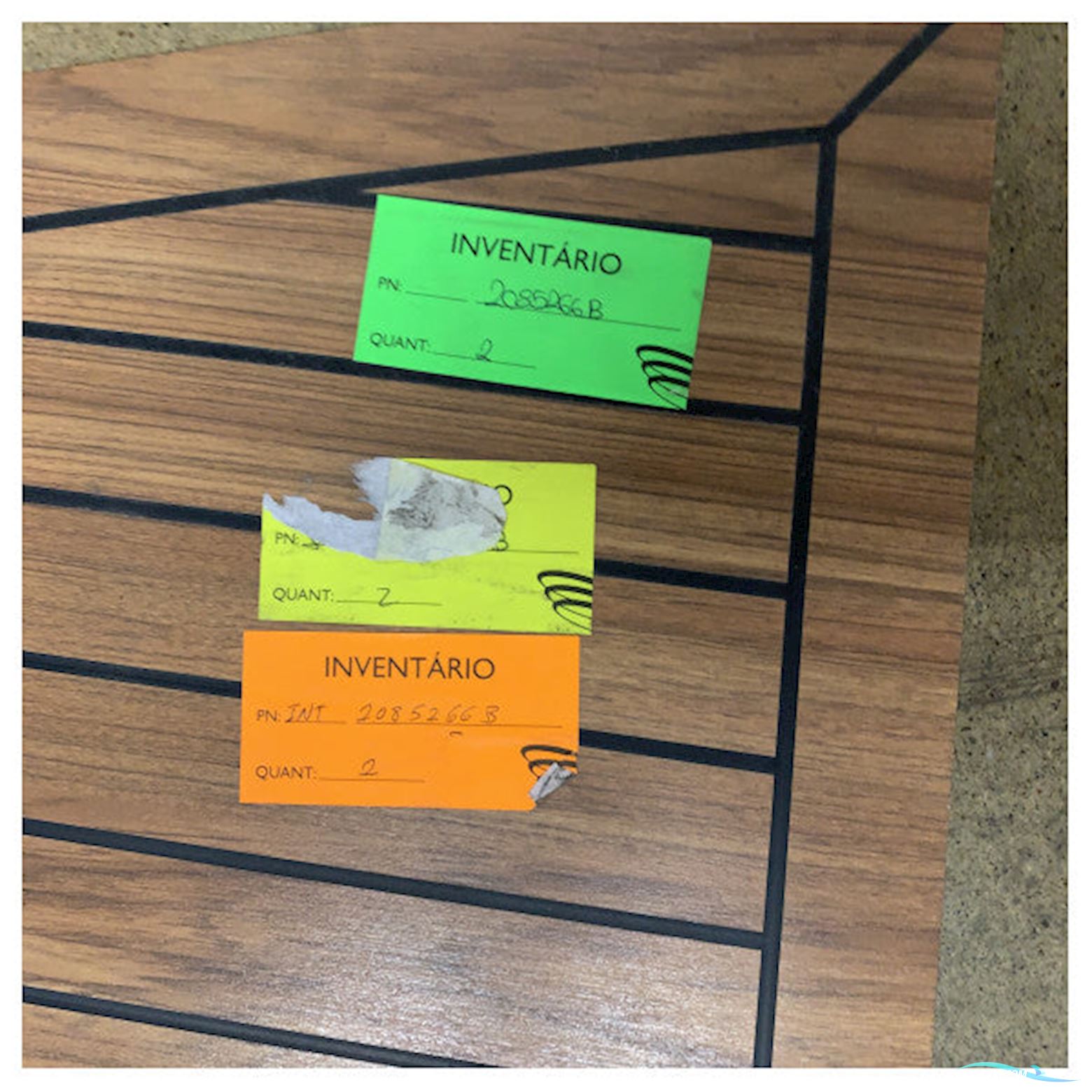 Uttern S49/51 Forward Cockpit Teak Laminated Floor Kit - 2085266B
