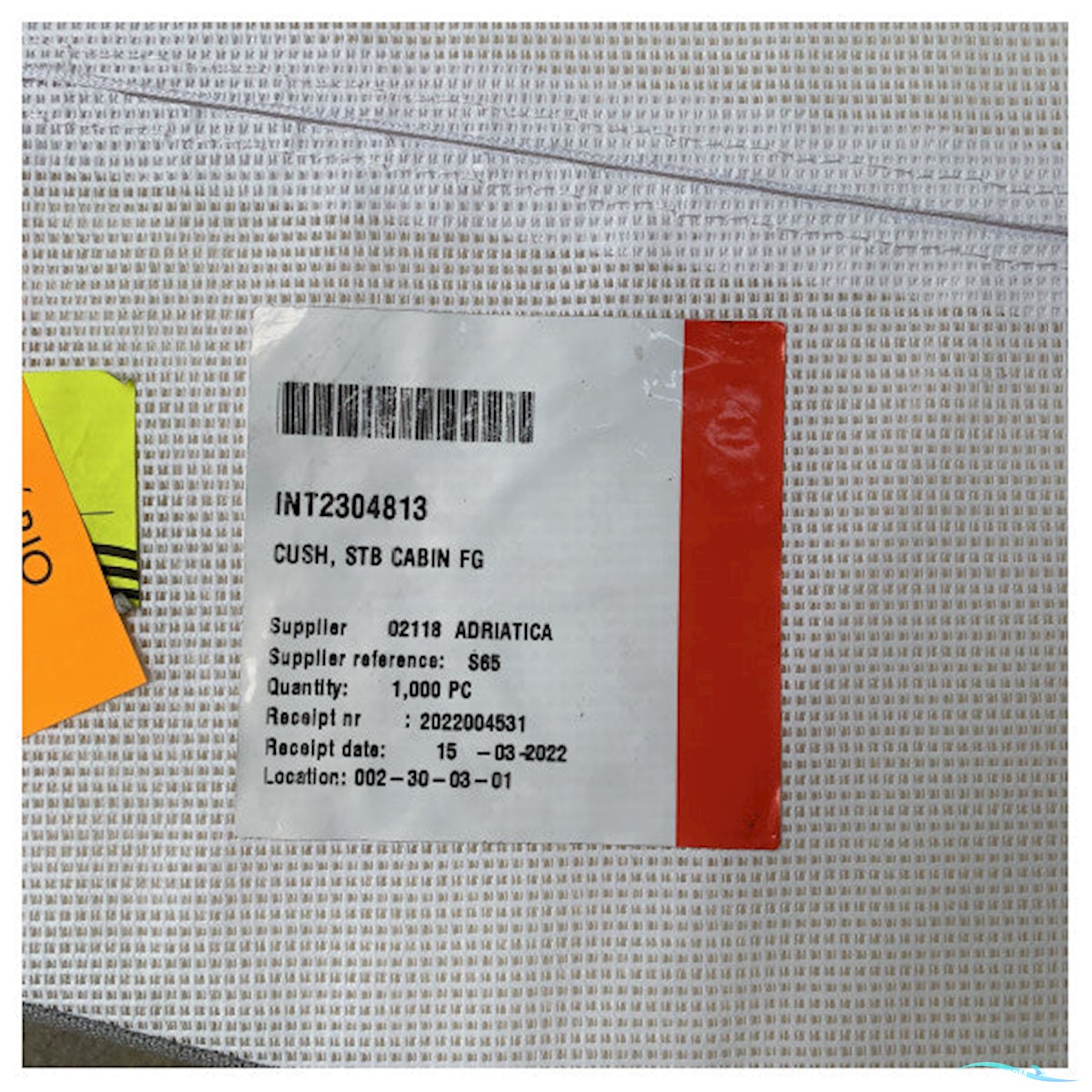 Uttern S65 Starboard Cabin Cushion Grey - 2304813